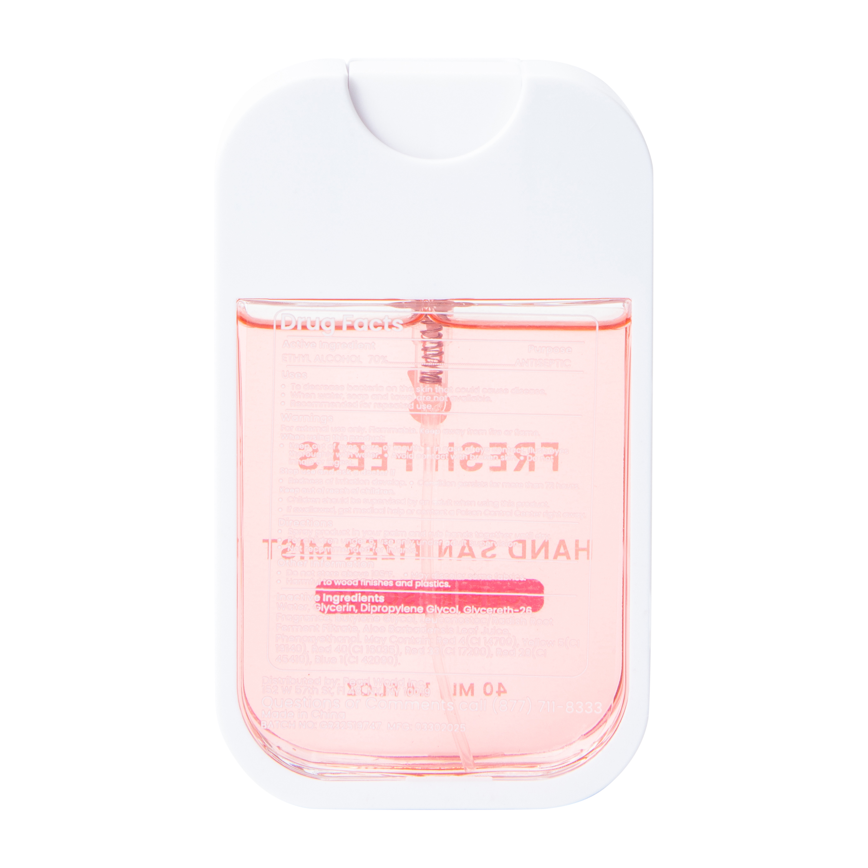 Fresh Feels Cherry Scent Hand Sanitizer Mist 1.4oz