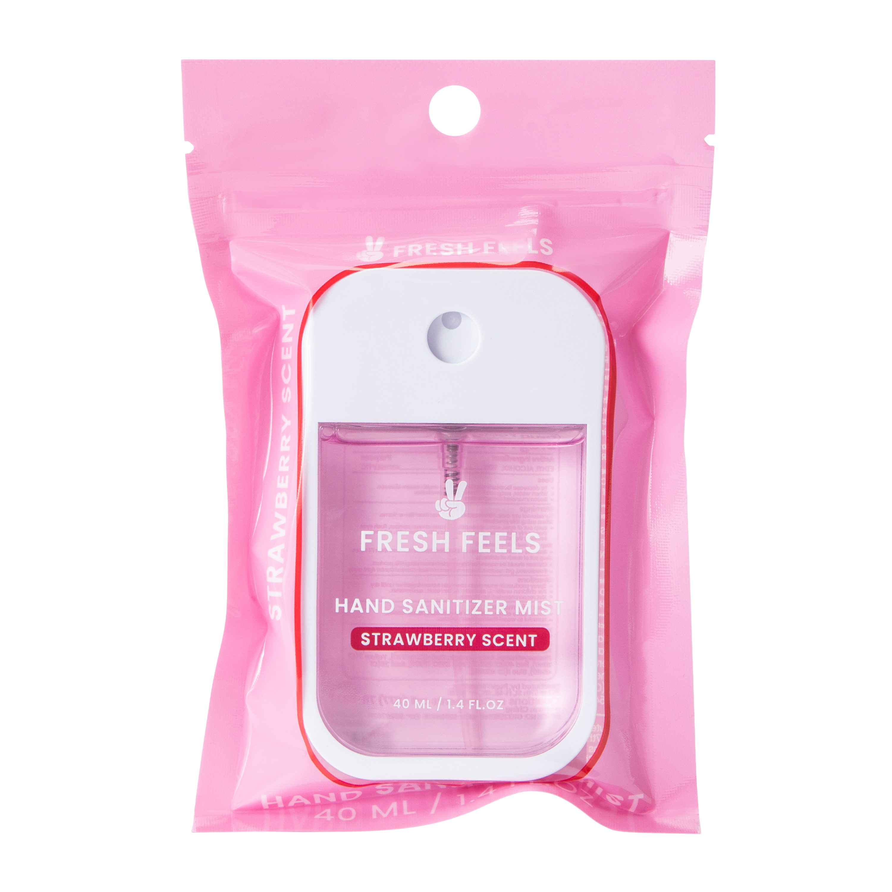 Fresh Feels Strawberry Scent Hand Sanitizer 1.4oz