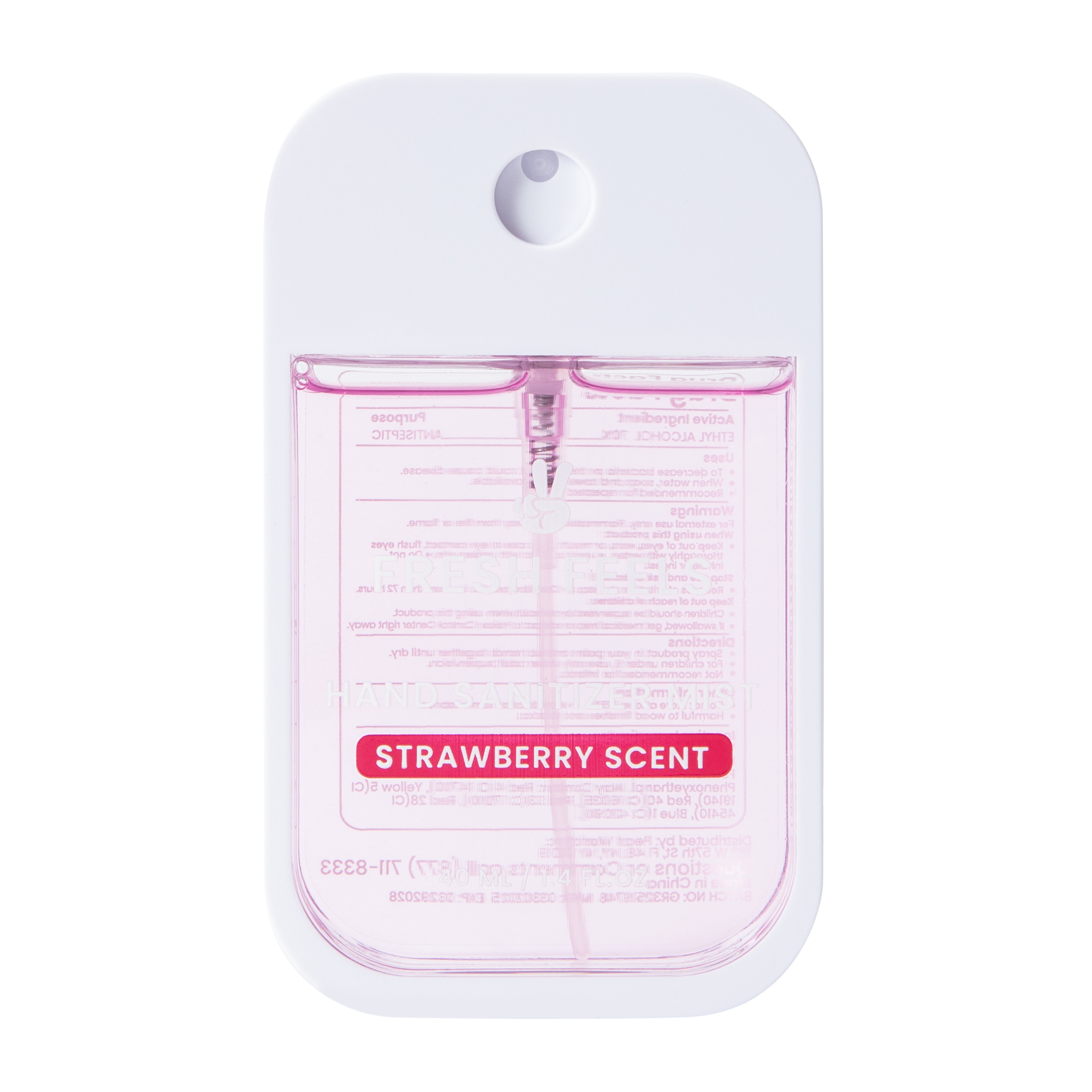 Fresh Feels Strawberry Scent Hand Sanitizer 1.4oz