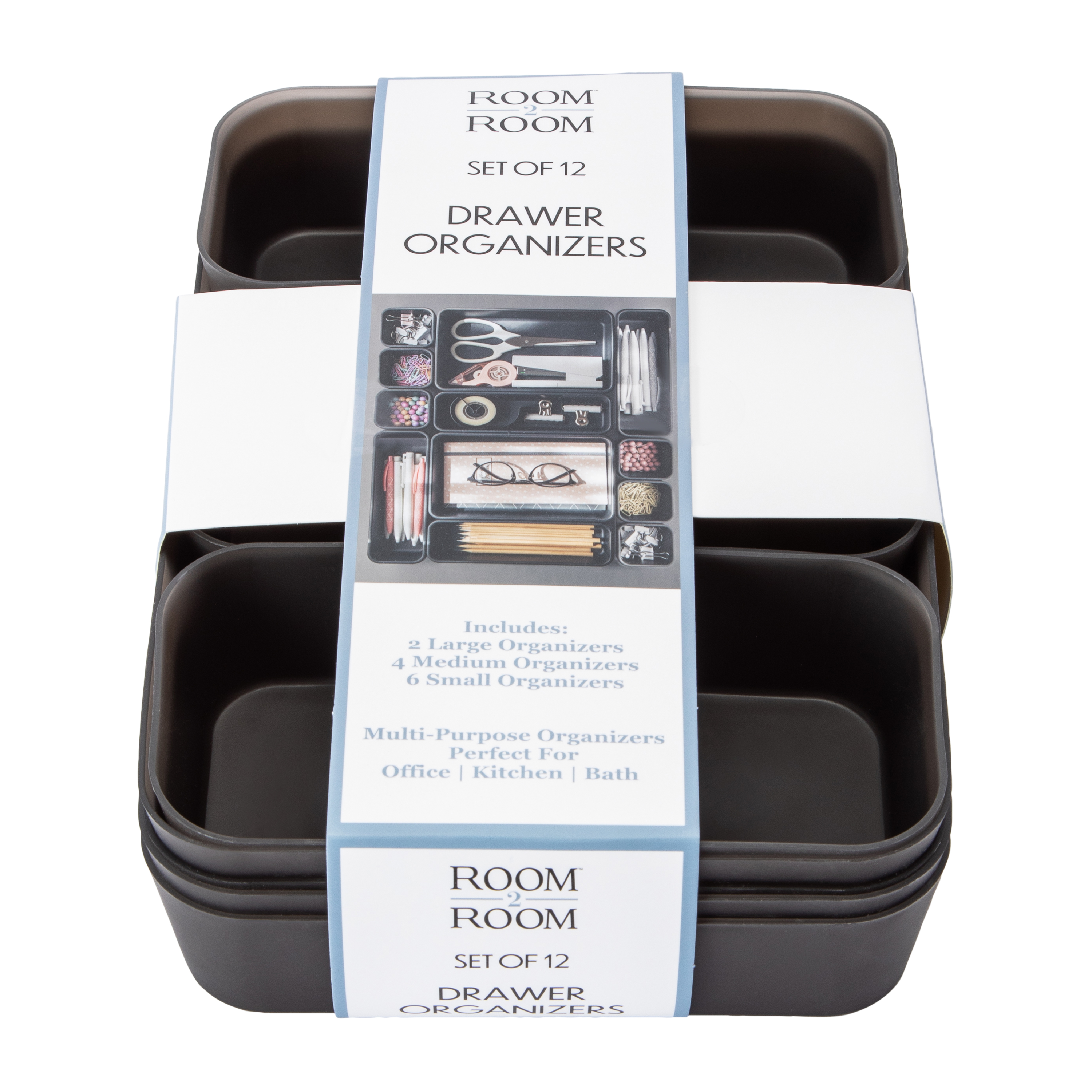 Drawer Organizers Set 12-Count