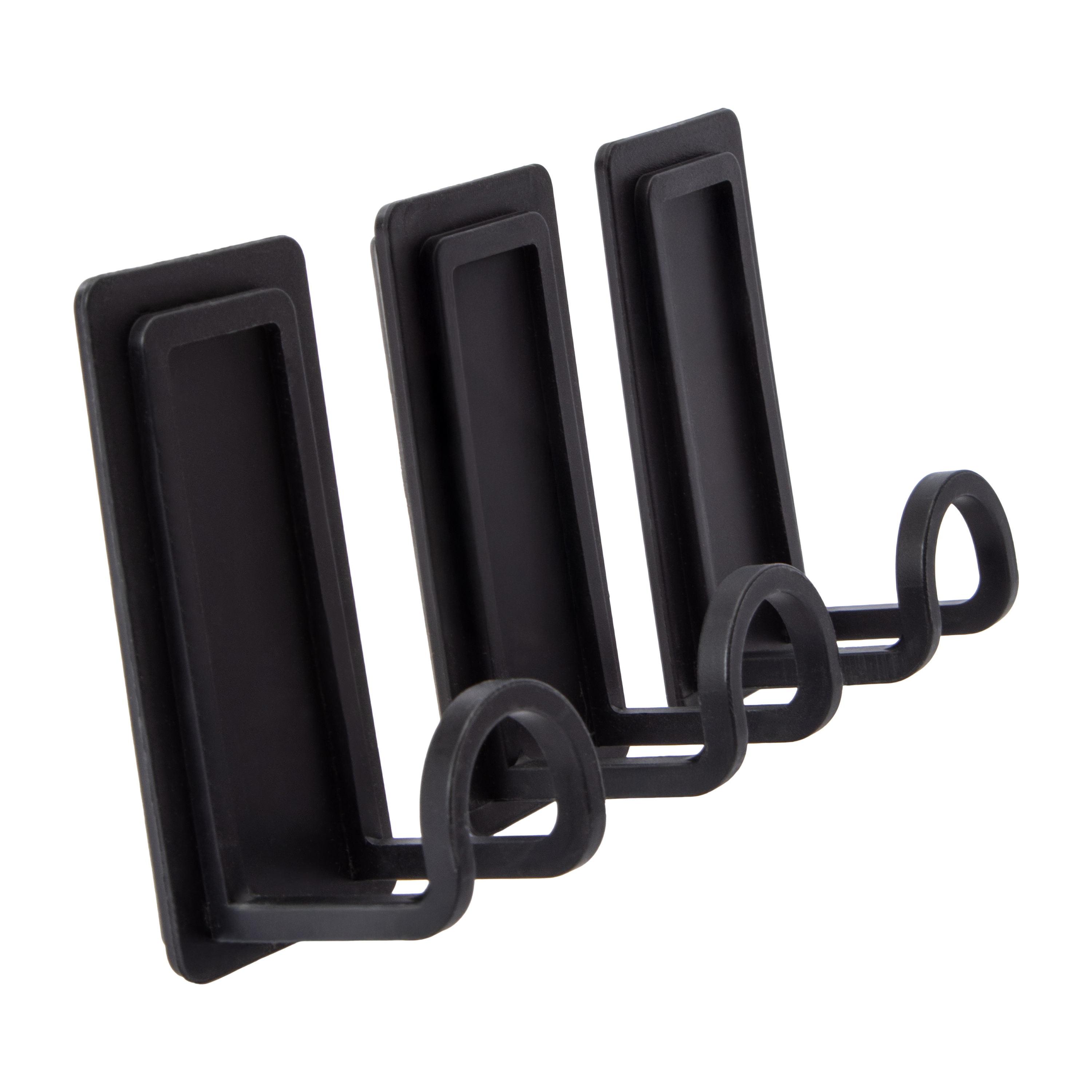 Peel & Stick Adhesive Hooks Set 3-Count