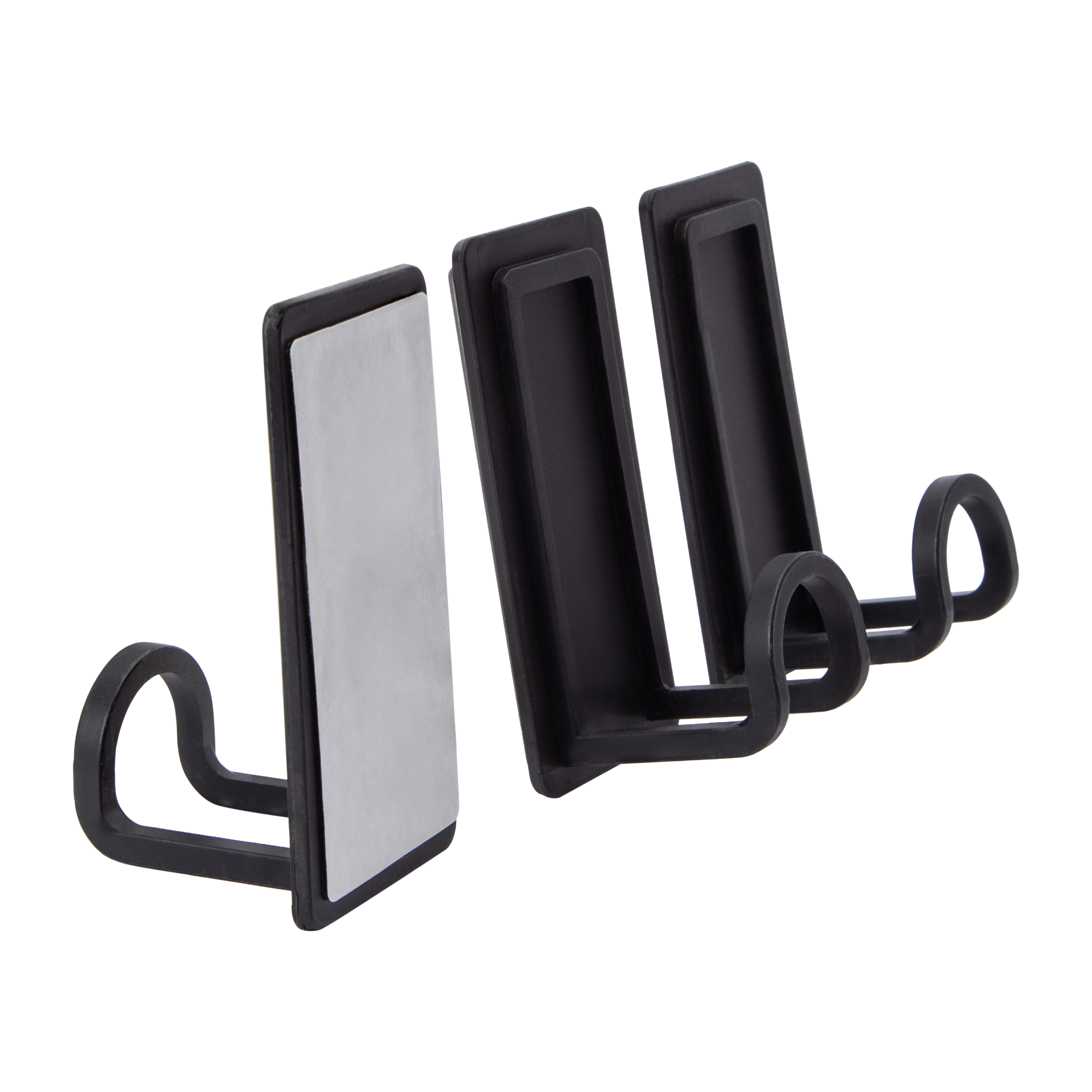Peel & Stick Adhesive Hooks Set 3-Count