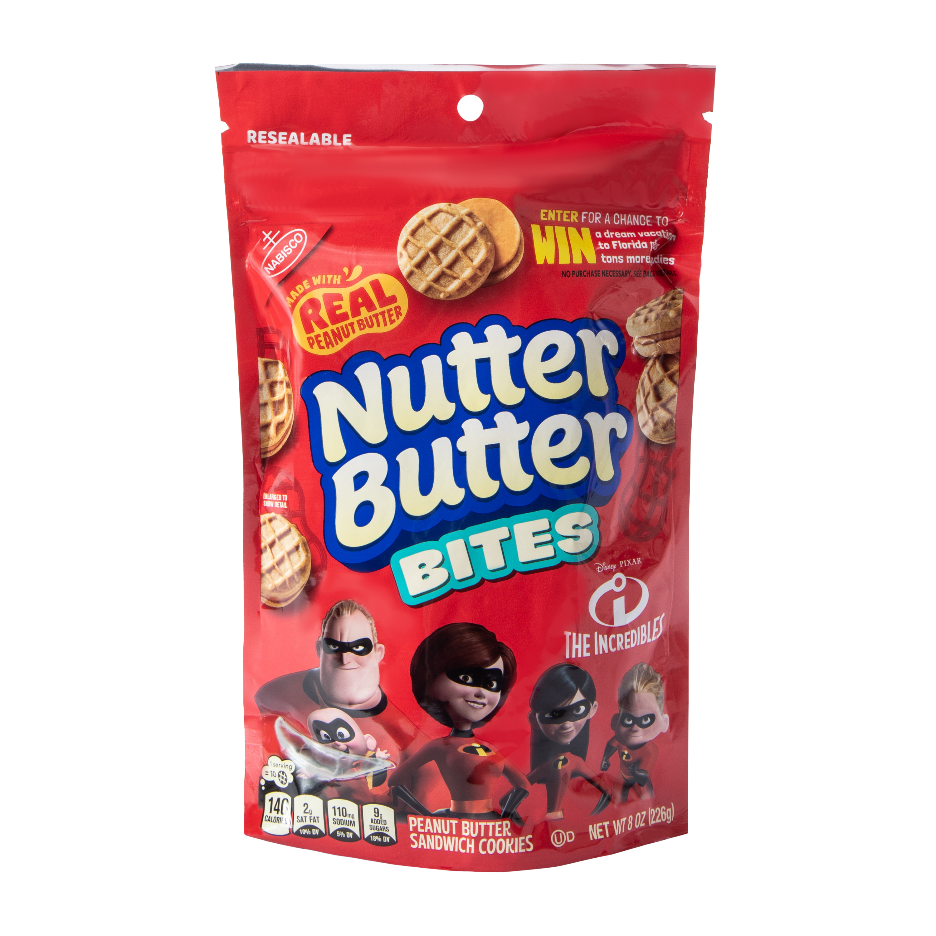 Nutter Butter Bites The Incredibles Peanut Butter Sandwich Cookies 8oz