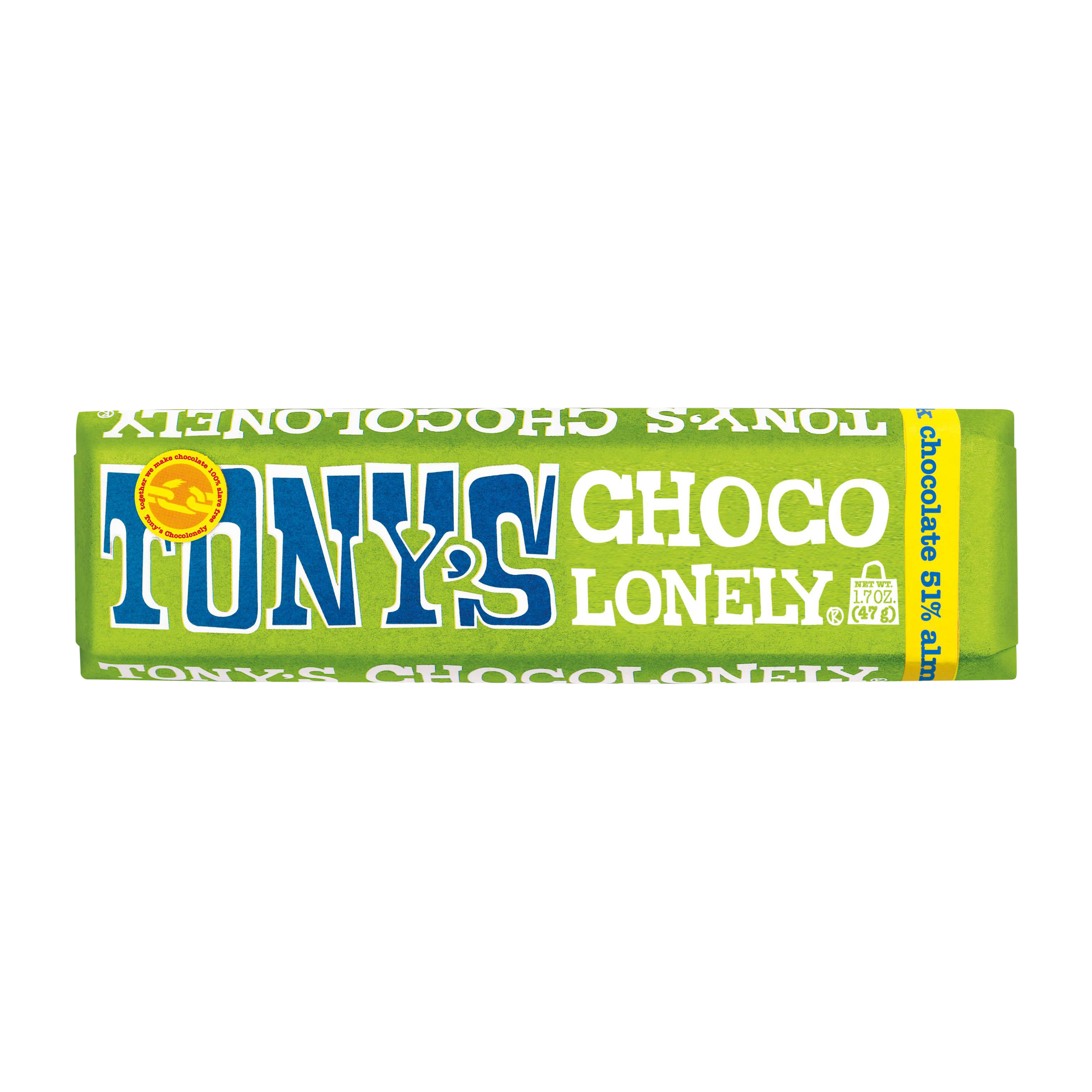 Tony's Chocolonely® Almond Sea Salt Dark Chocolate Bar 1.7oz