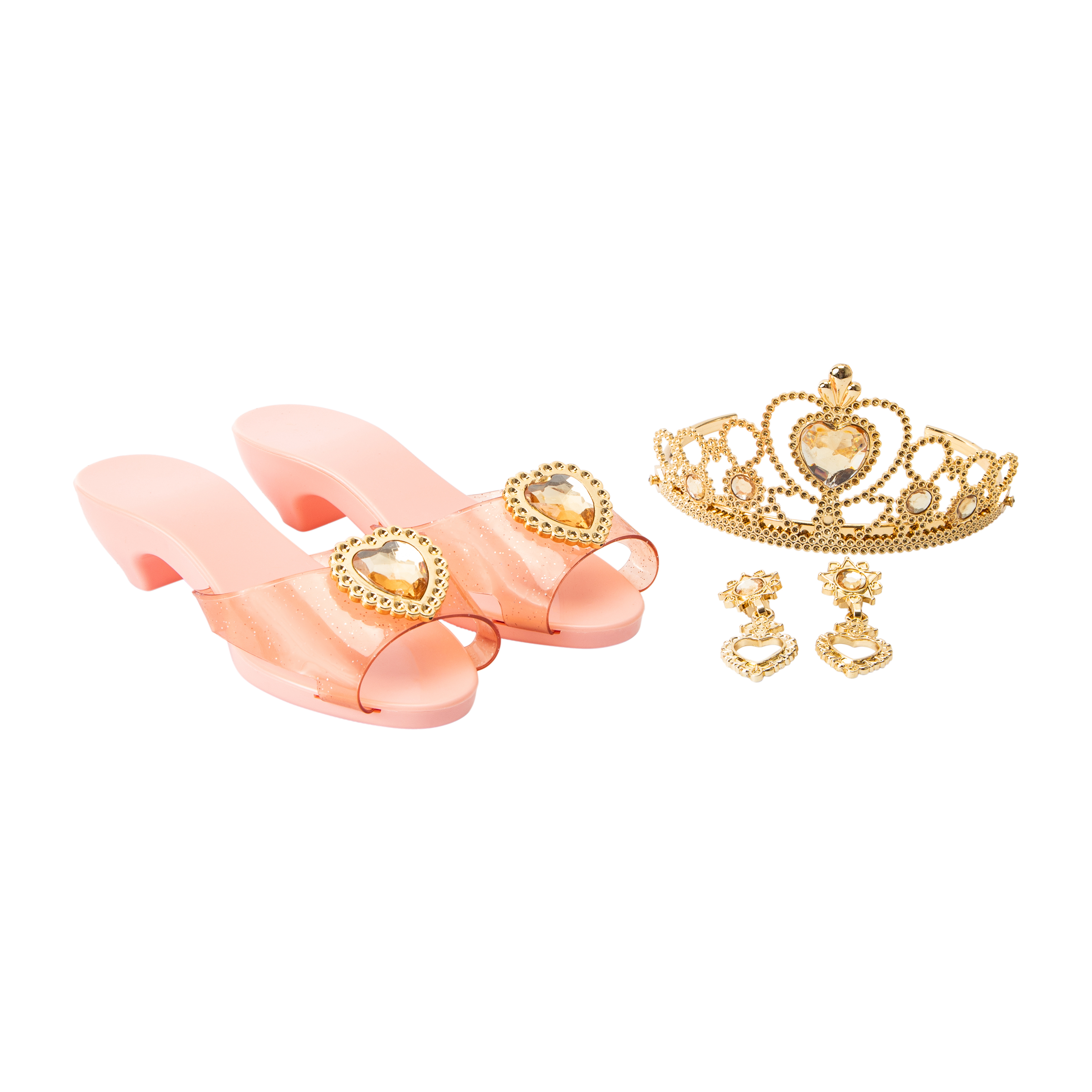 Sparkle Stars Pink Princess Shoes & Tiara Set