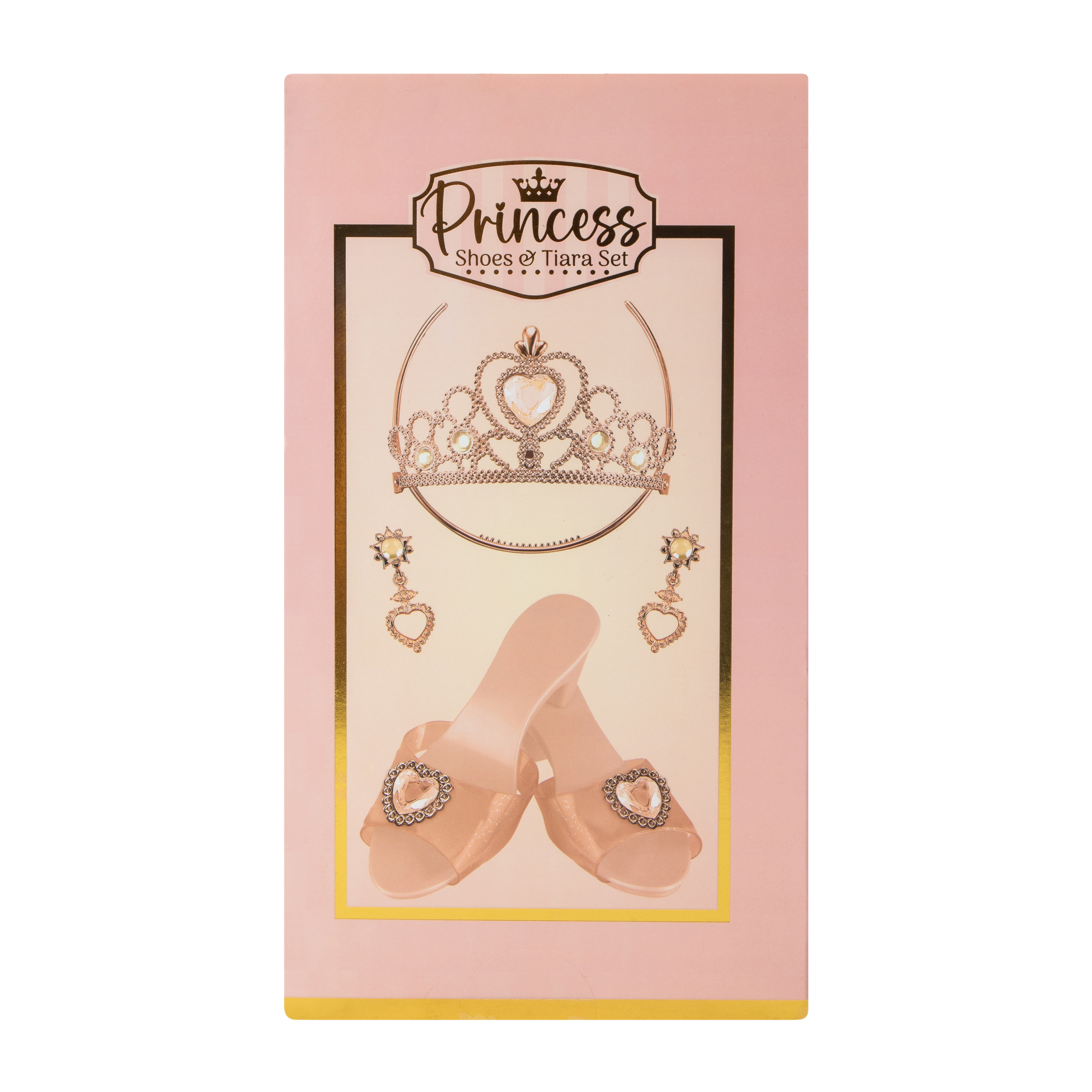 Sparkle Stars Pink Princess Shoes & Tiara Set