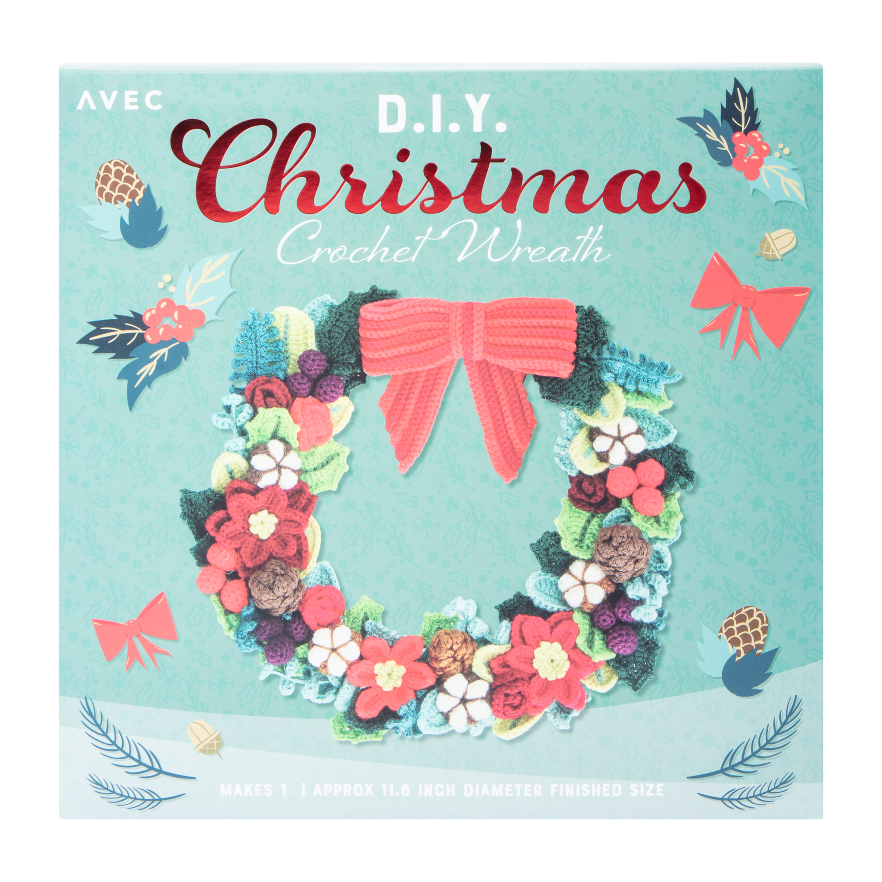 Christmas D.I.Y Christmas Crochet Wreath