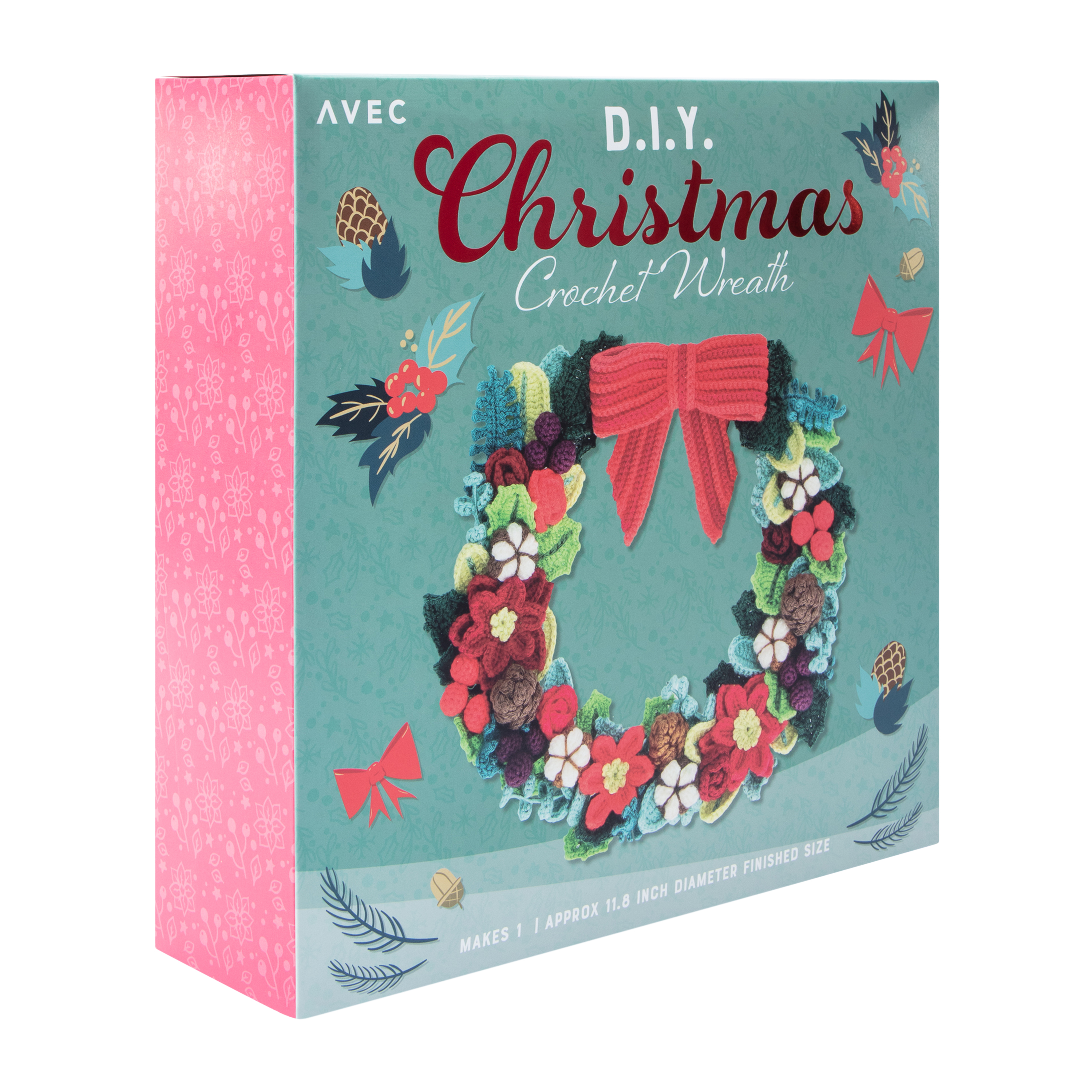 Christmas D.I.Y Christmas Crochet Wreath