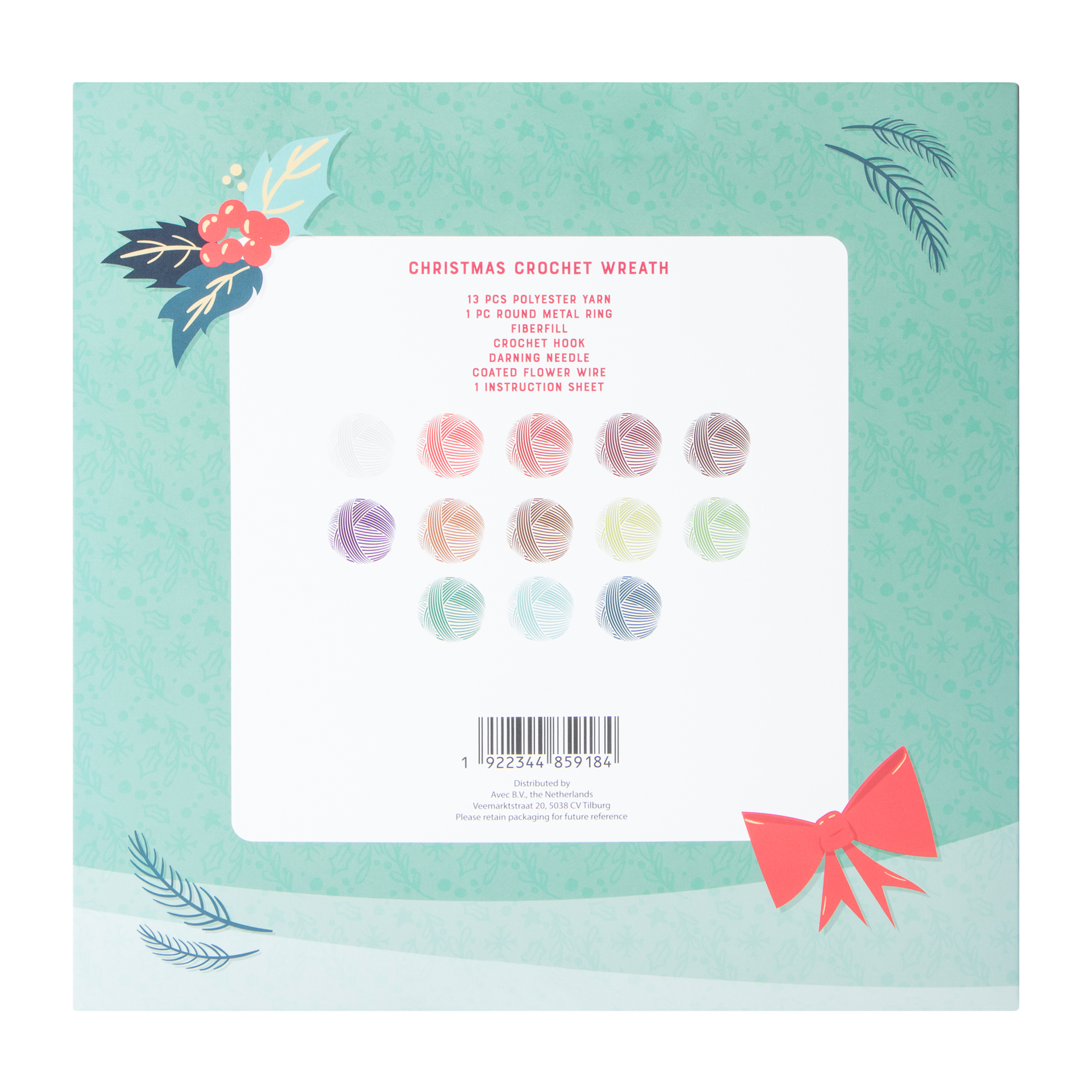 Christmas D.I.Y Christmas Crochet Wreath