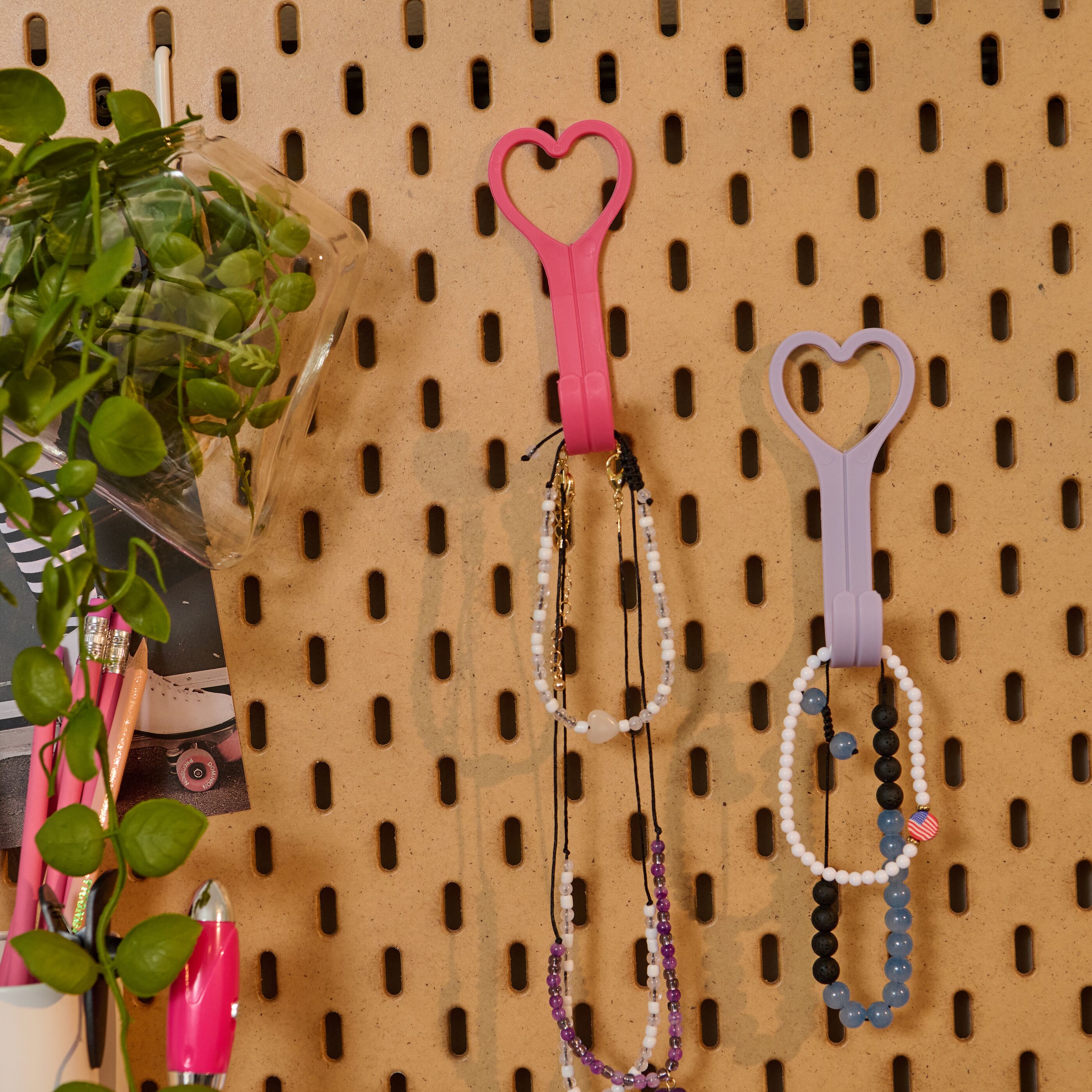 Peel & Stick Adhesive Hooks Set