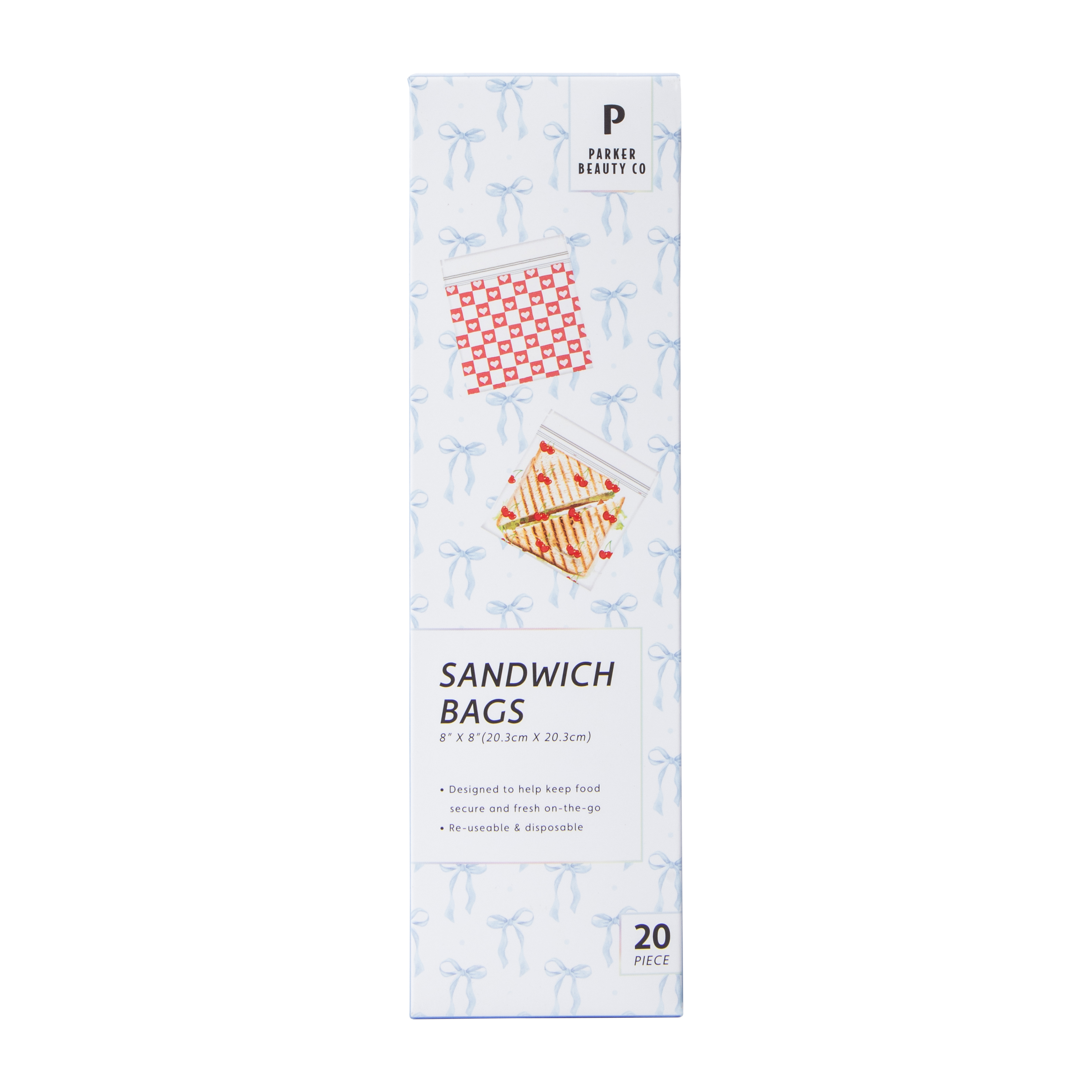 Printed Sandwich Bags 20-Pack