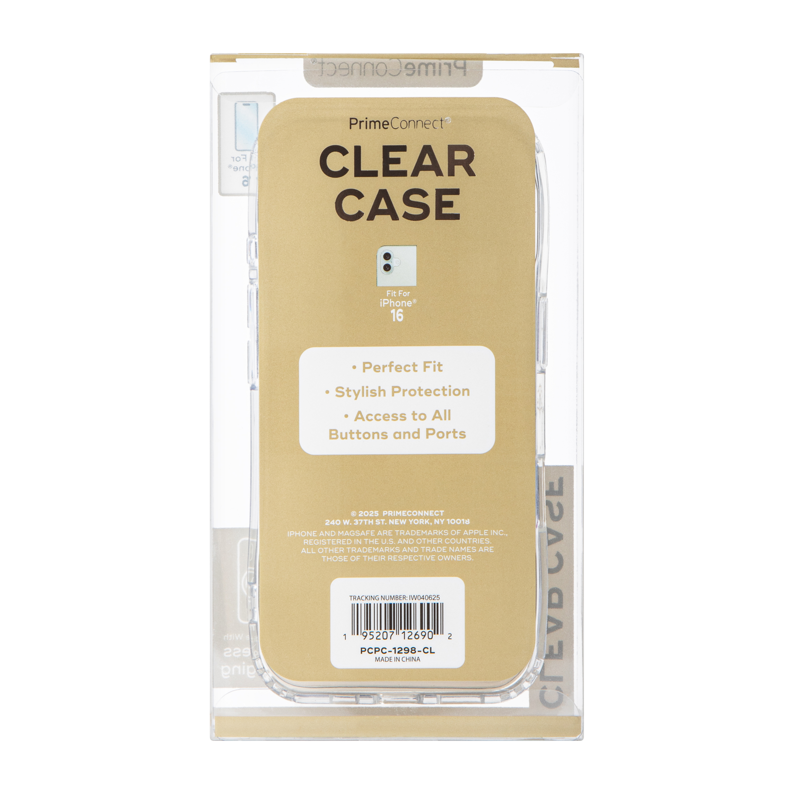 iPhone 16® Clear MagSafe® Compatible Phone Case