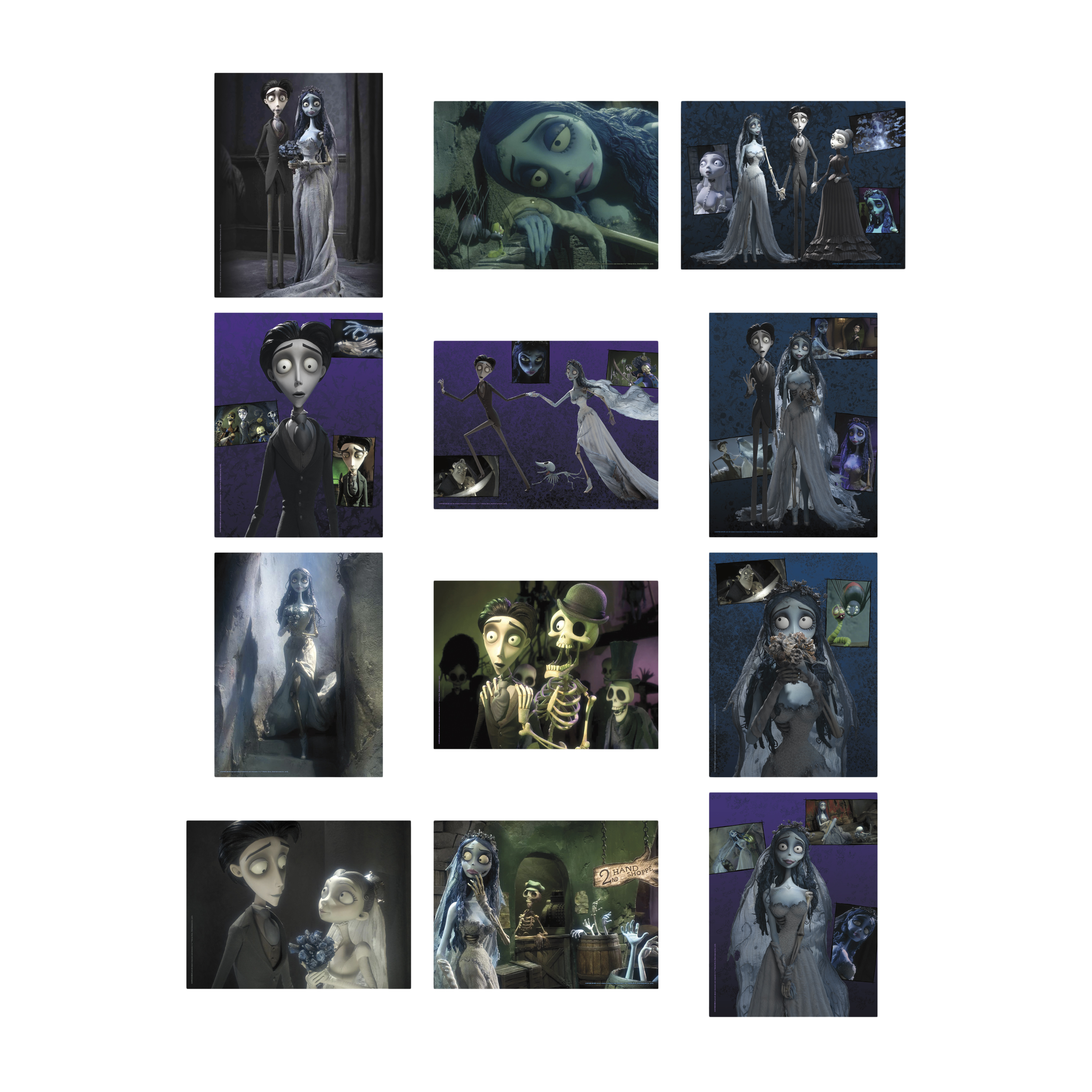 Tim Burton's Corpse Bride Posters Book