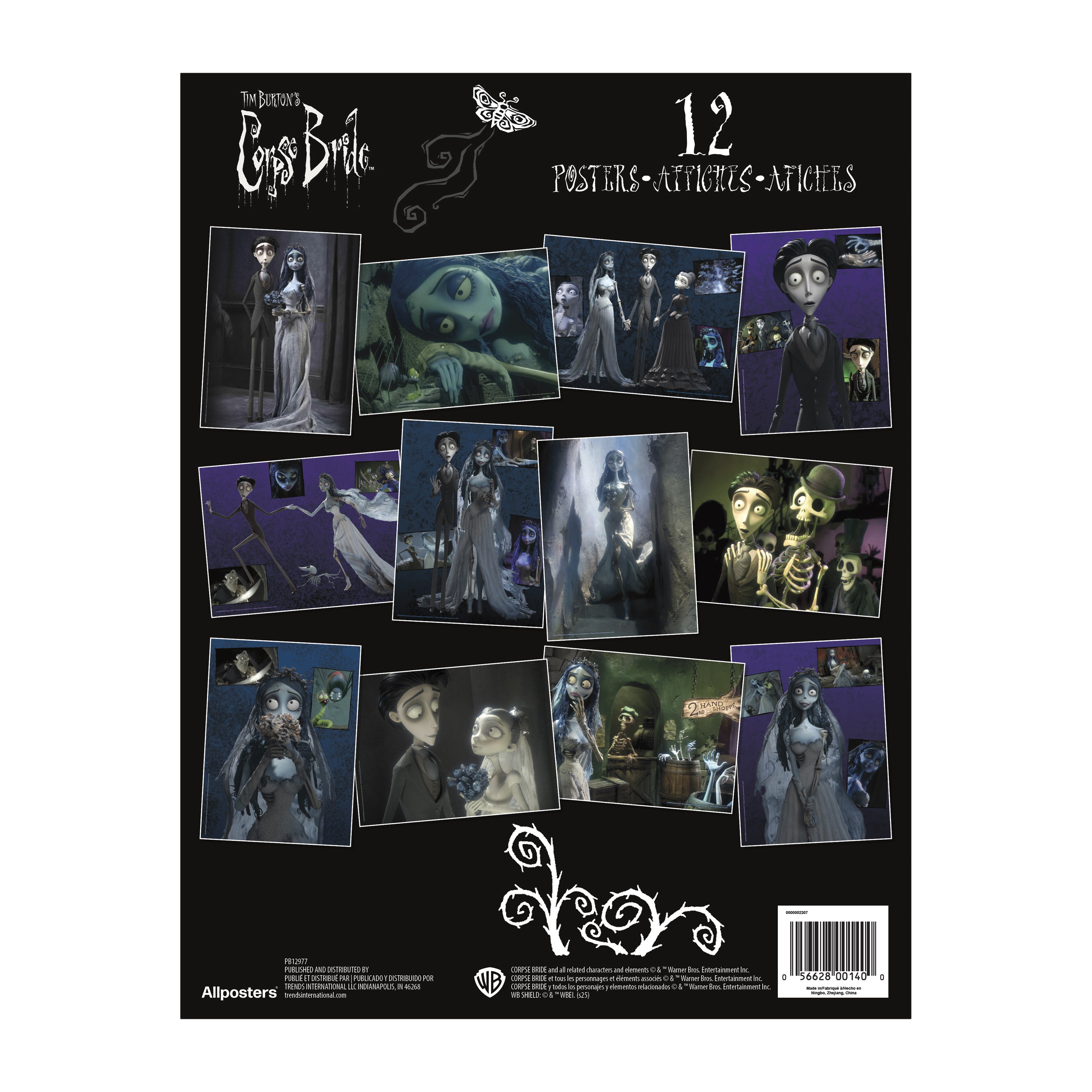 Tim Burton's Corpse Bride Posters Book