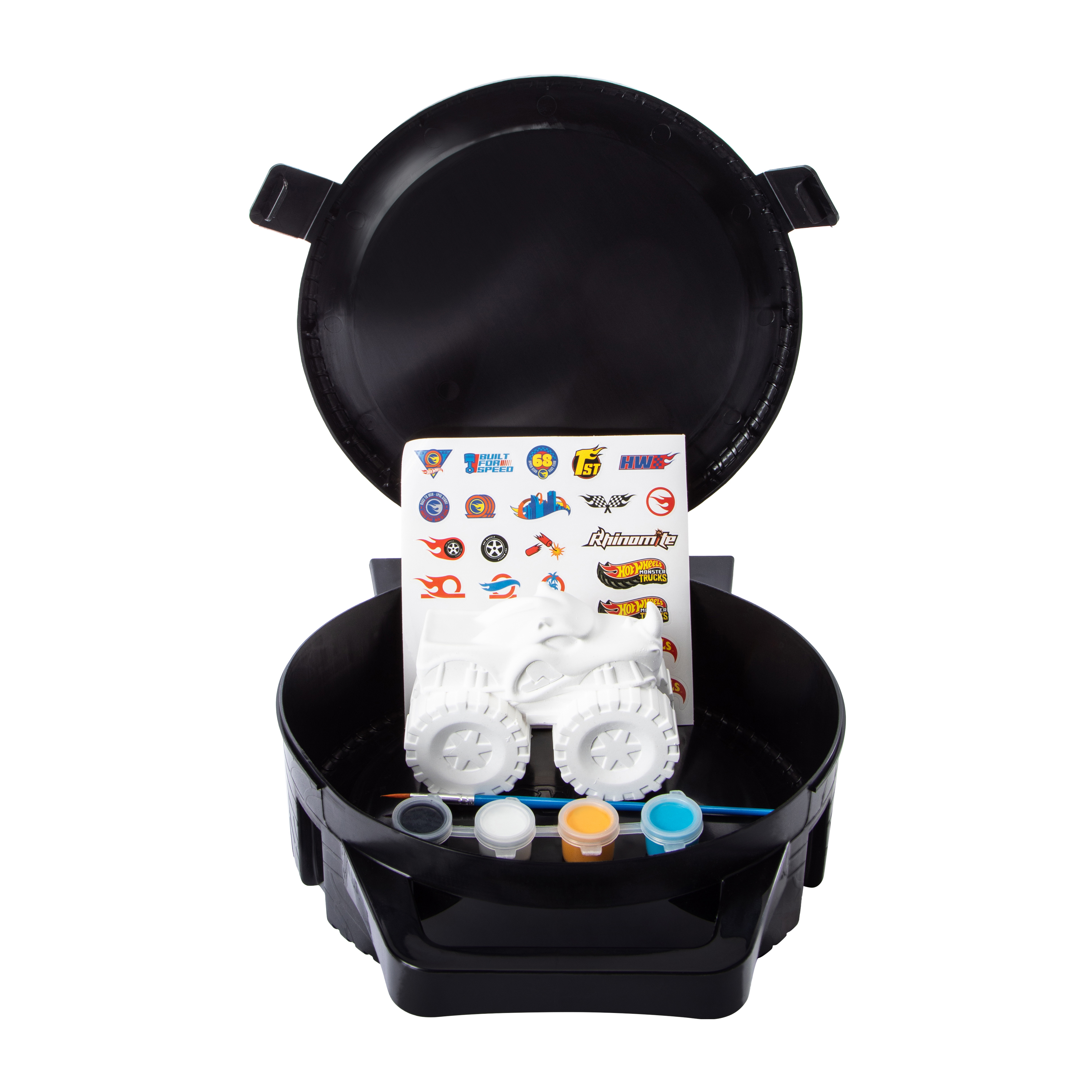 Hot Wheels Monster Trucks Paint Your Own Plaster Rhinomite Set