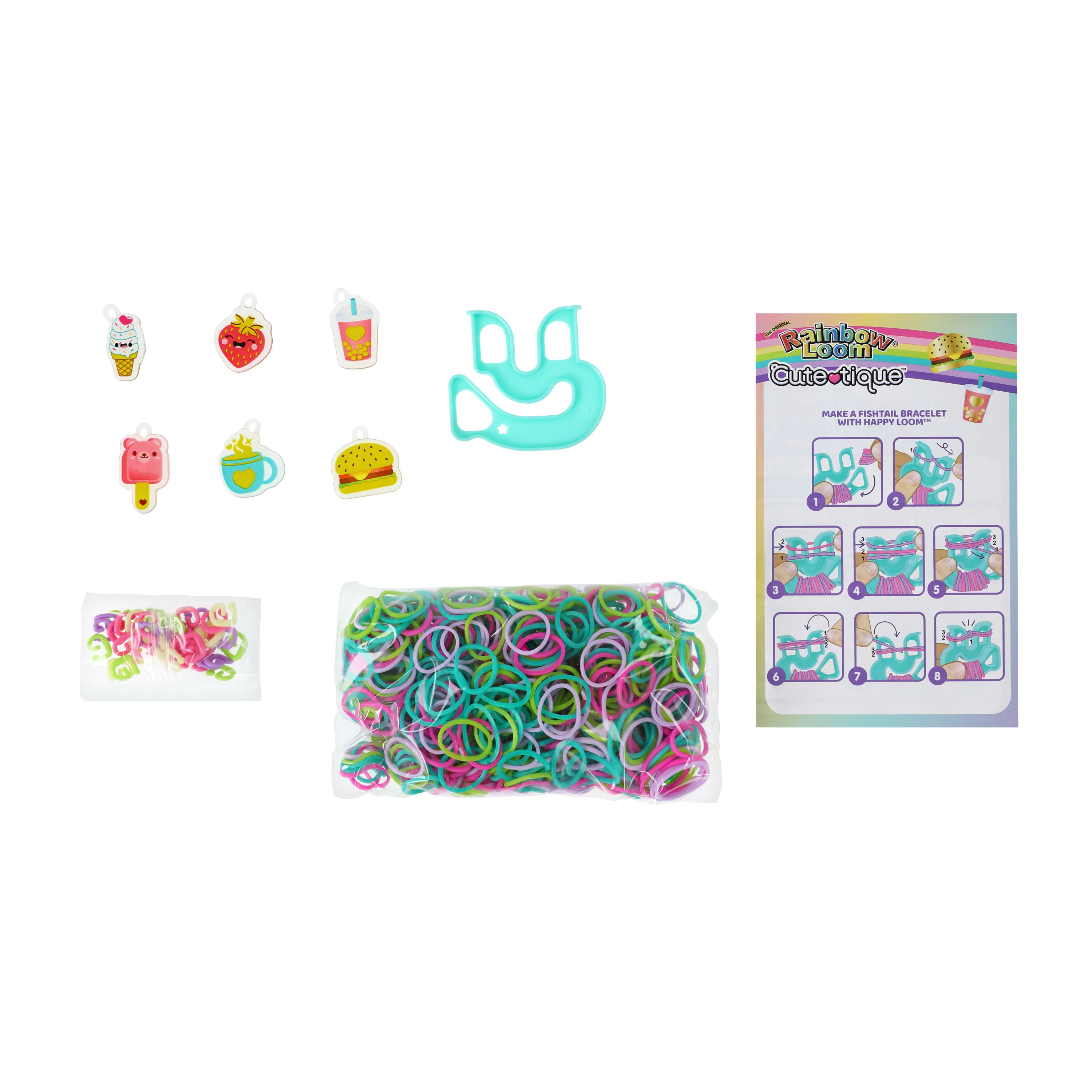 Rainbow Loom® Cutetique™ Fab Foods Charm Bracelet Kit