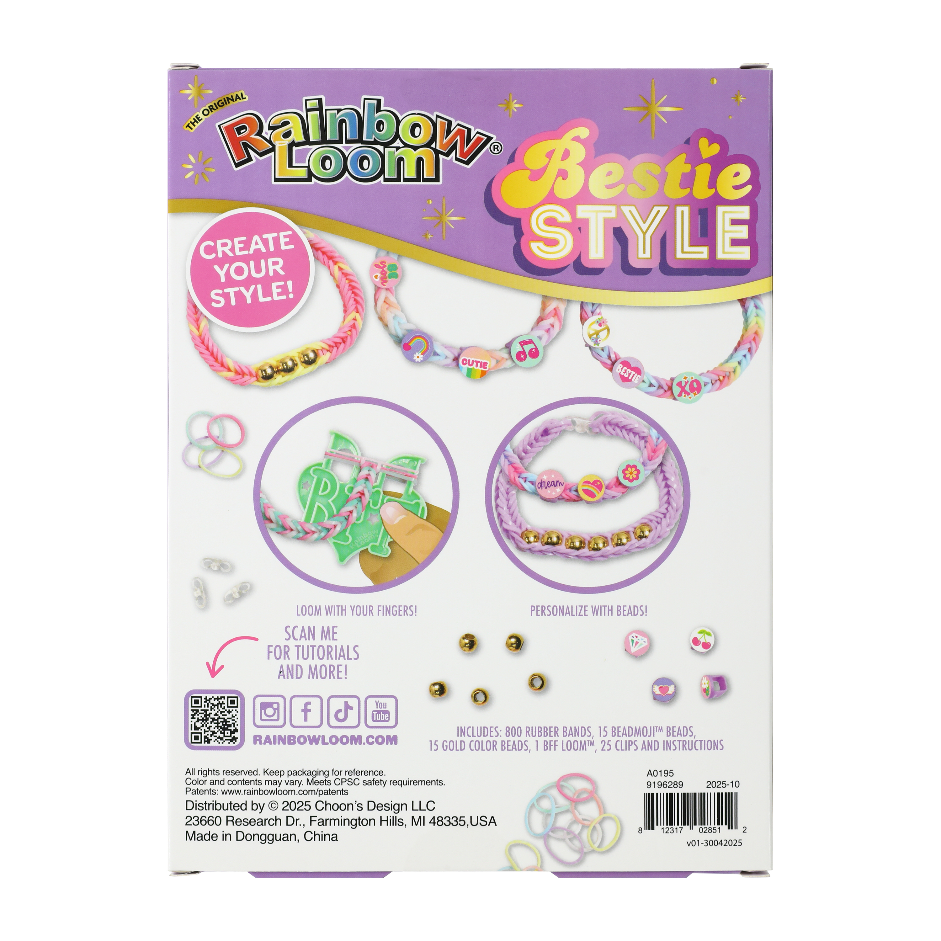 Rainbow Loom® Bestie Style Bead Bracelet Kit