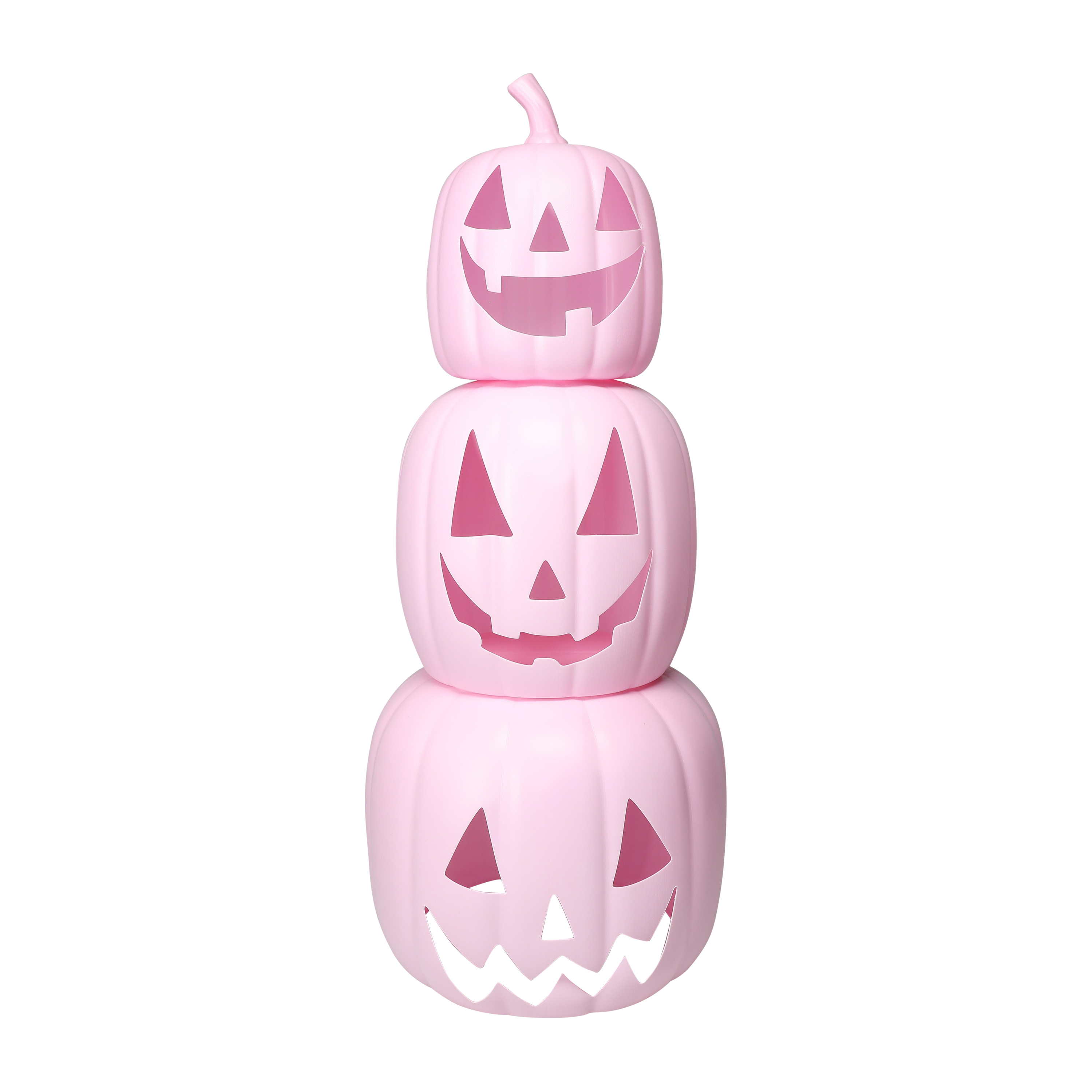 Pink Halloween Stacking Pumpkin | Five Below