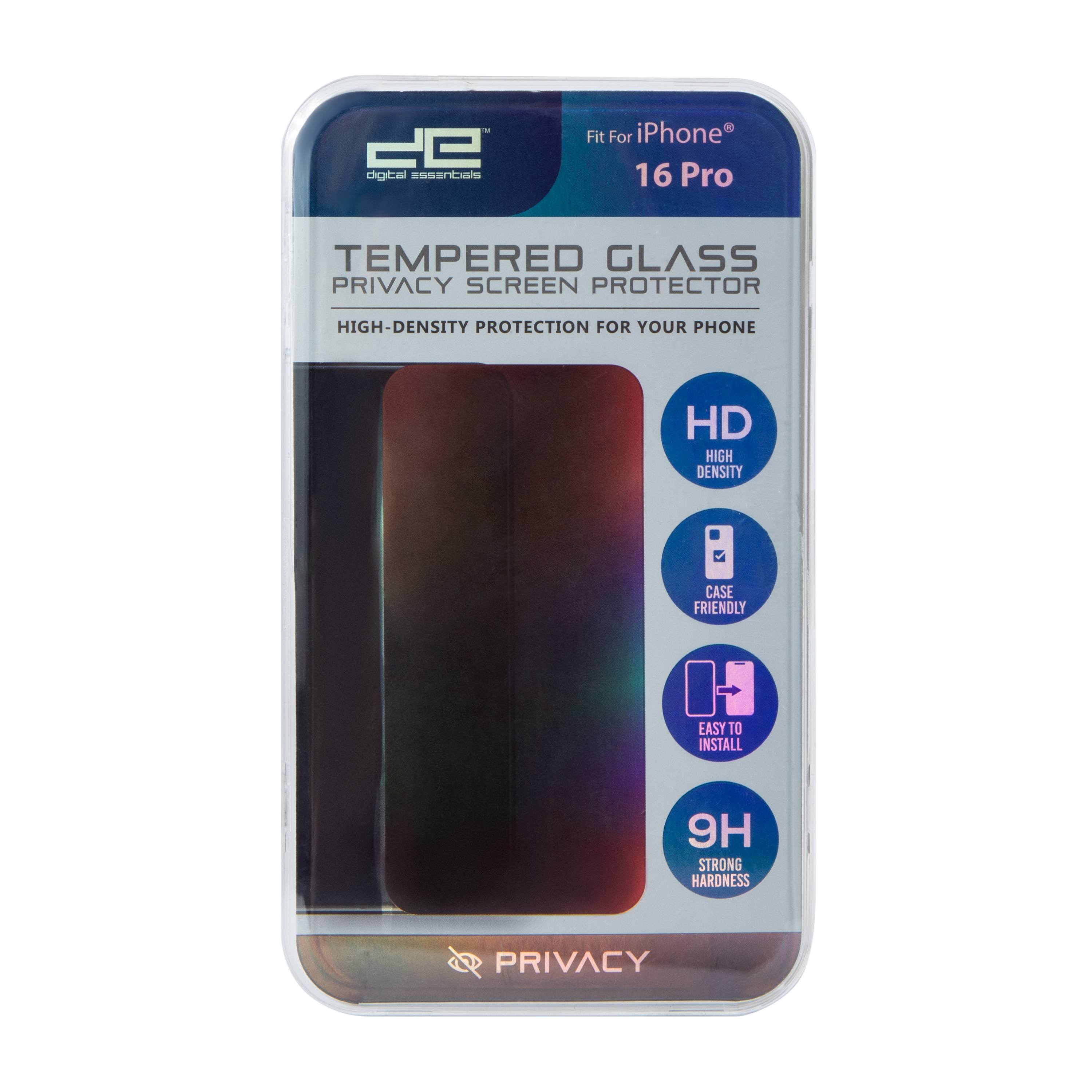 iPhone Pro® Tempered Glass Privacy Screen Protector