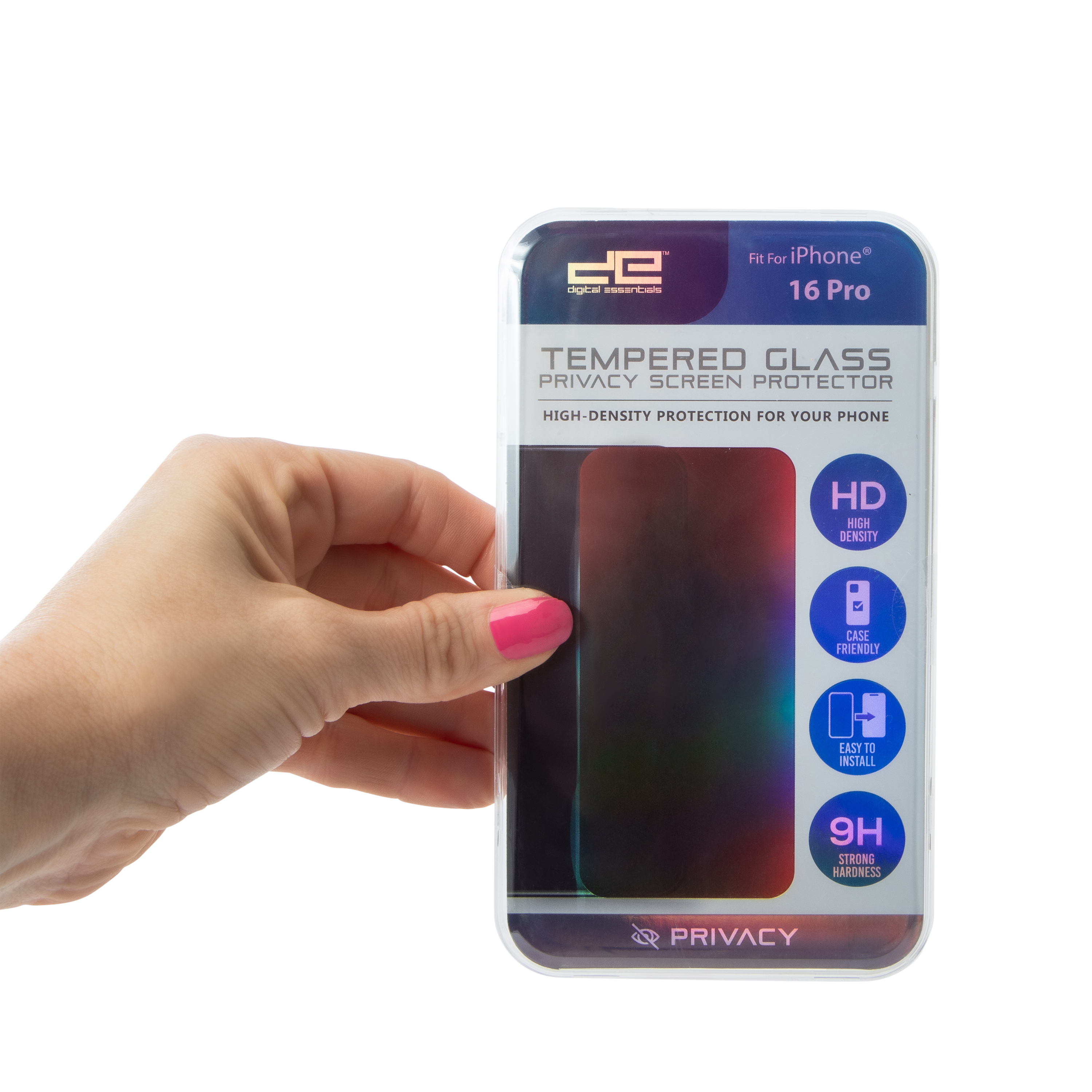 iPhone 16 Pro® Tempered Glass Privacy Screen Protector