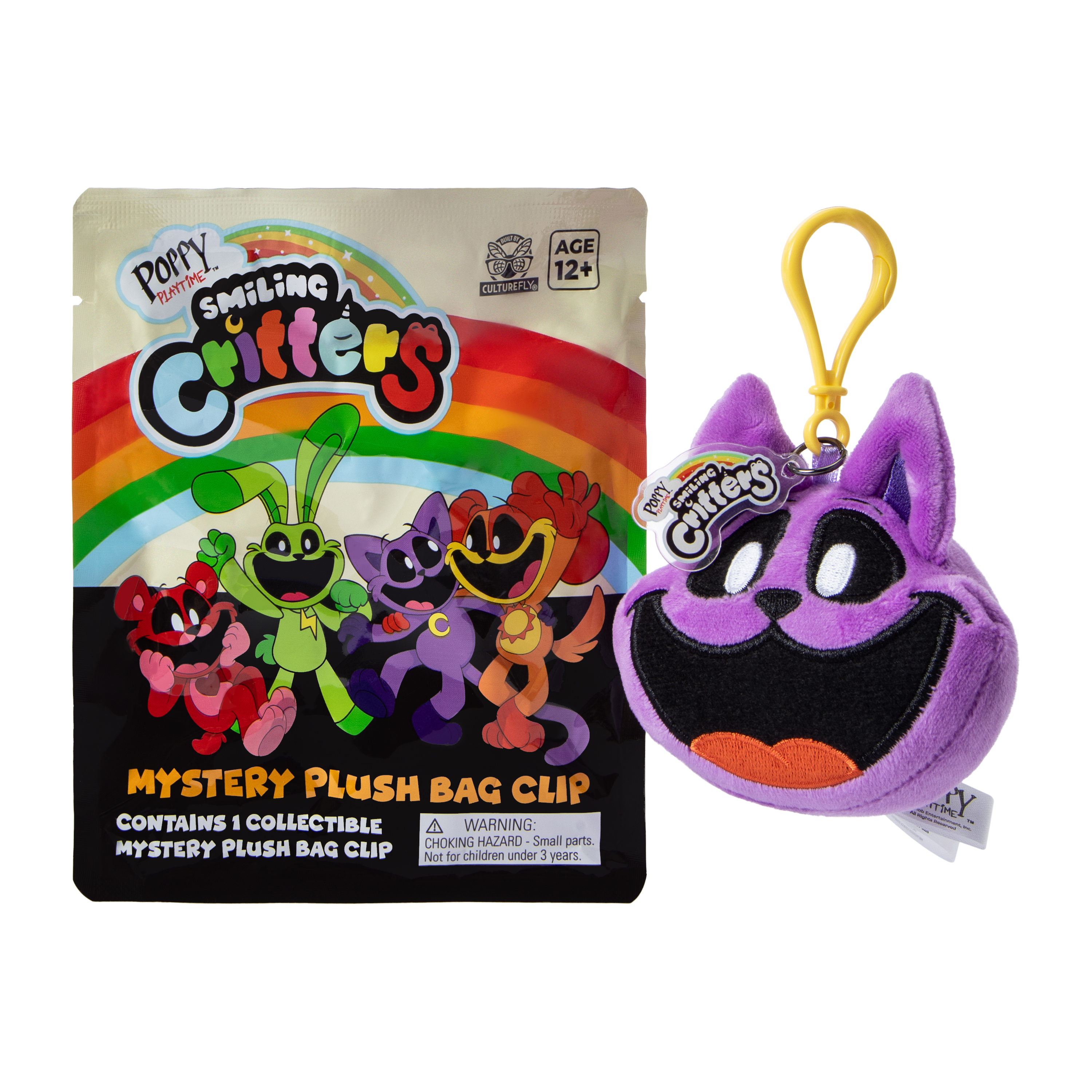 Poppy Playtime™ Smiling Critters Mystery Plush Keychains (Styles May Vary)