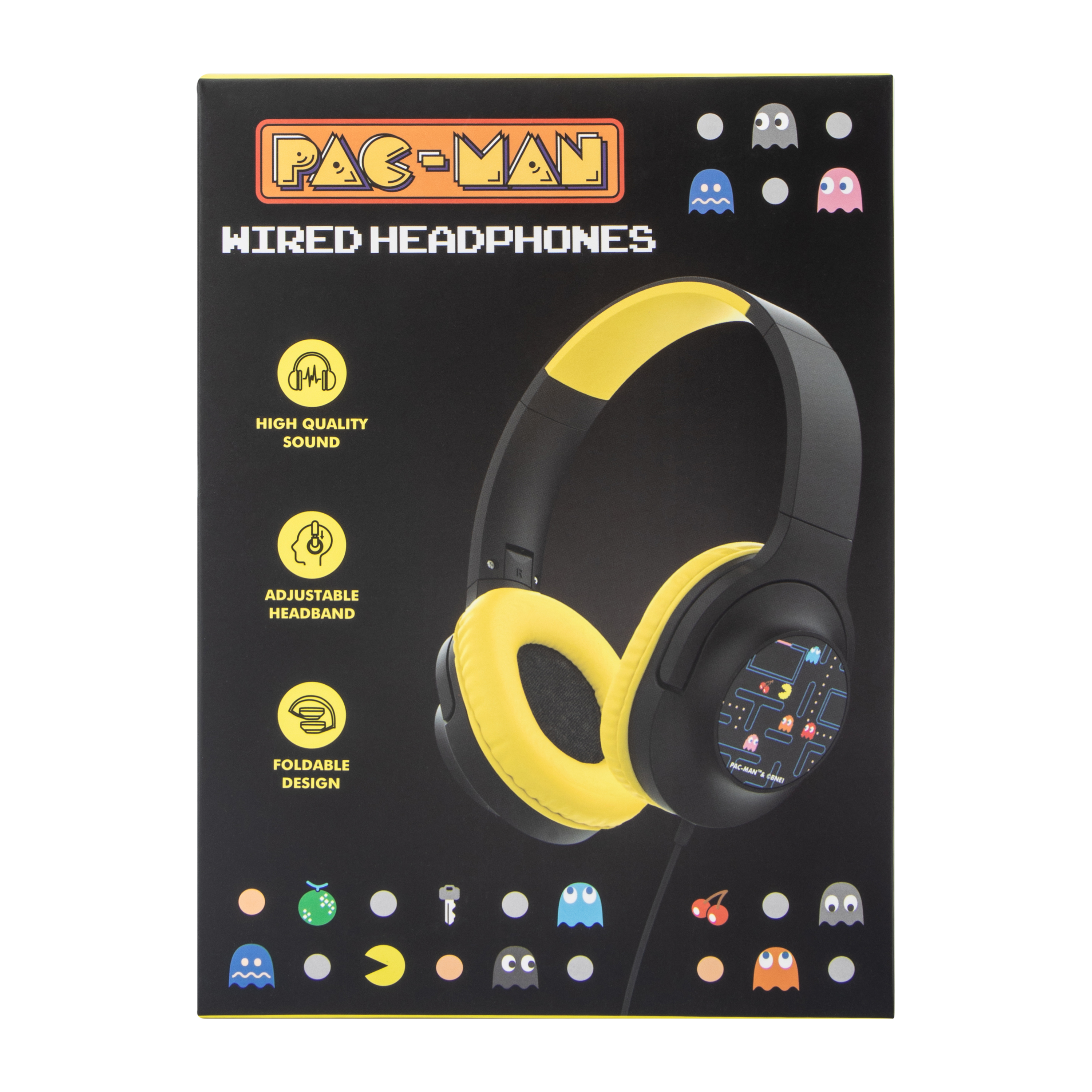 Pac-Man Wired Headphones