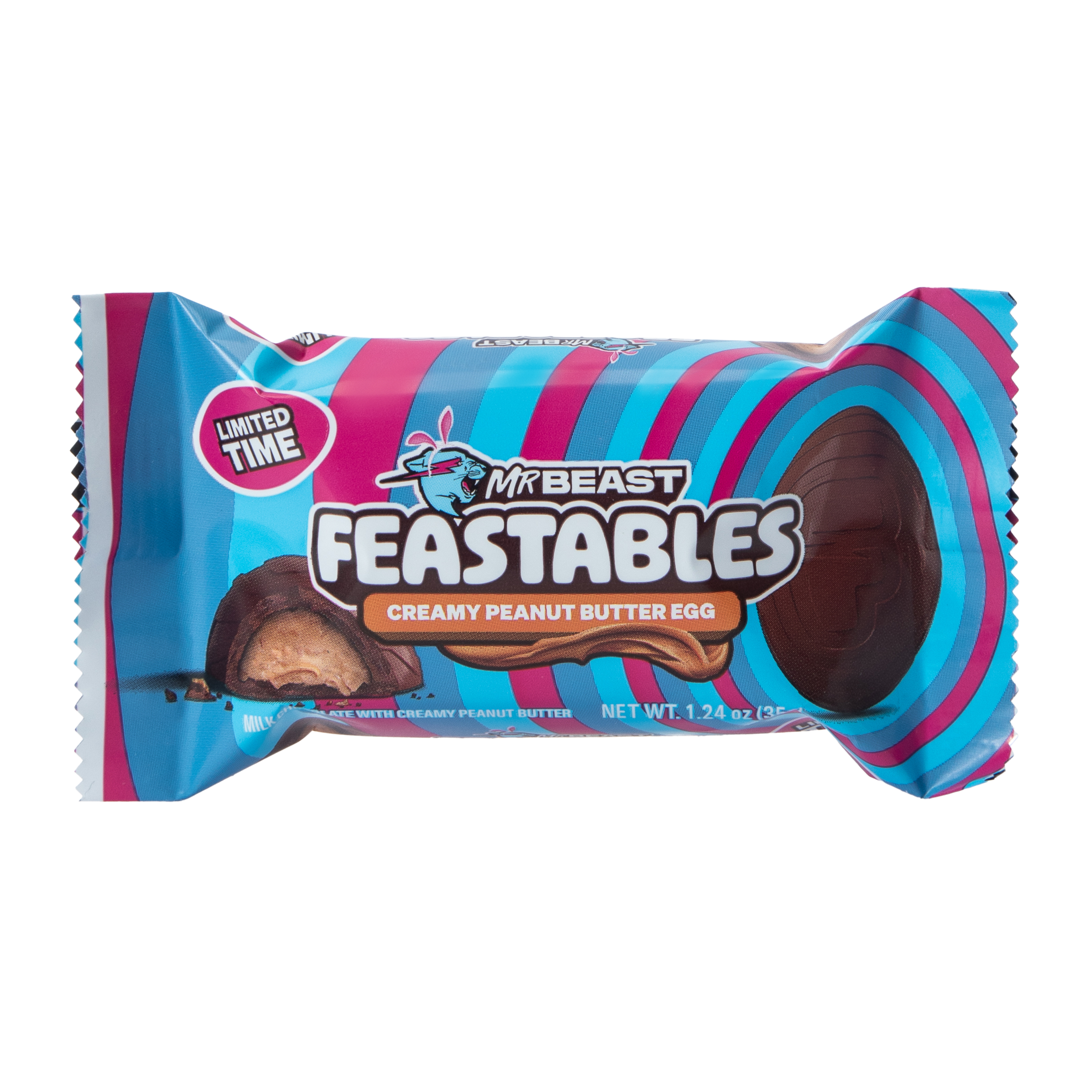 Mr. Beast Feastables Creamy Peanut Butter Egg 1.24oz