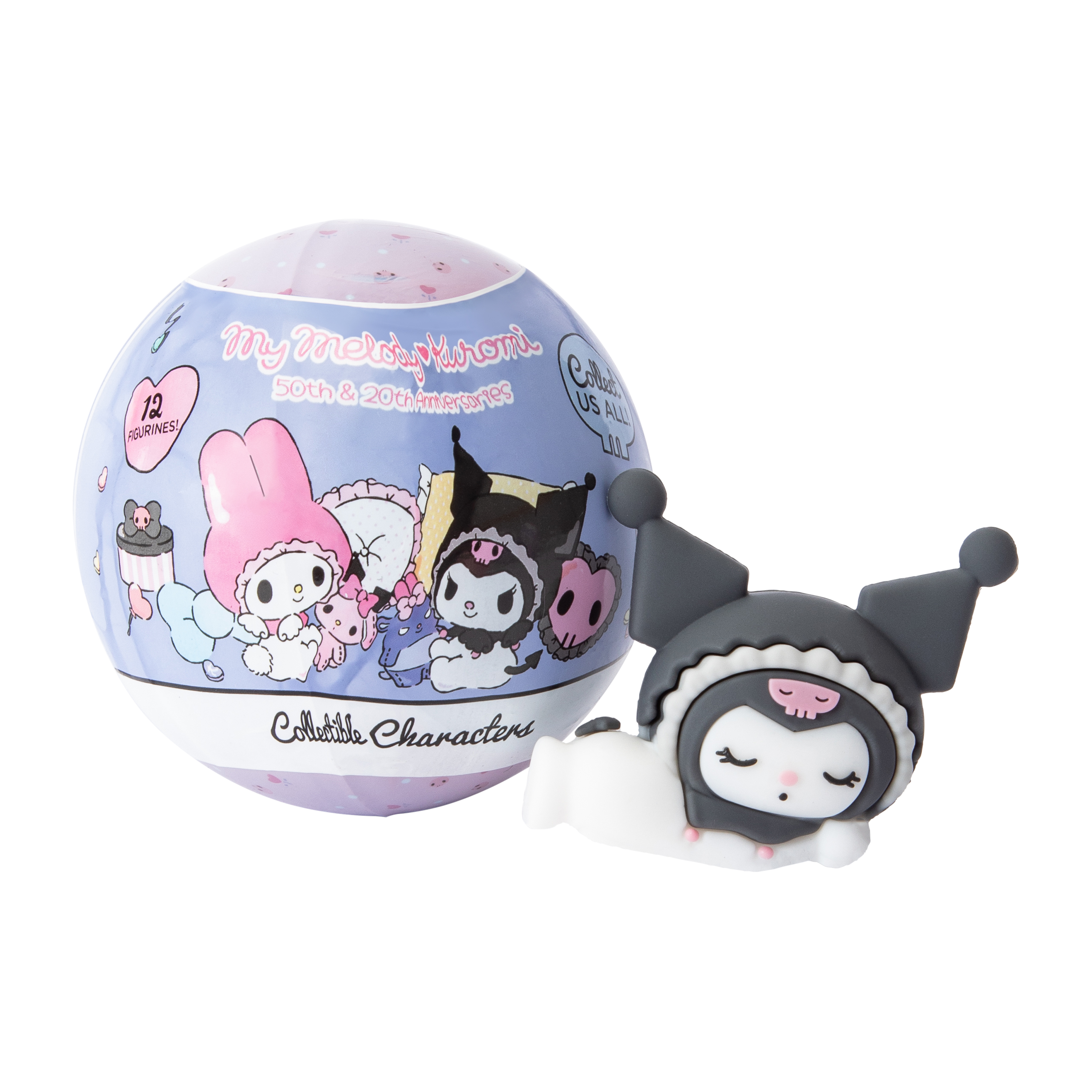 Hello Kitty And Friends® My Melody & Kuromi 50th & 20th Anniversary Collectible Capsules (Styles May Vary)