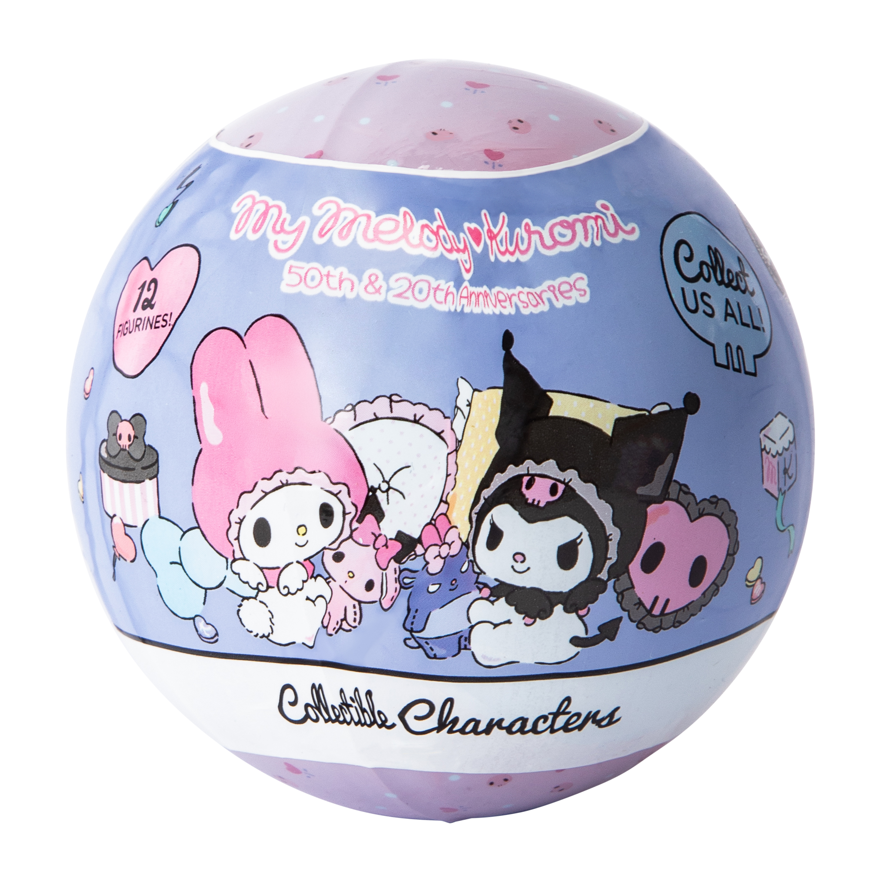 Hello Kitty And Friends® My Melody & Kuromi 50th & 20th Anniversary Collectible Capsules (Styles May Vary)