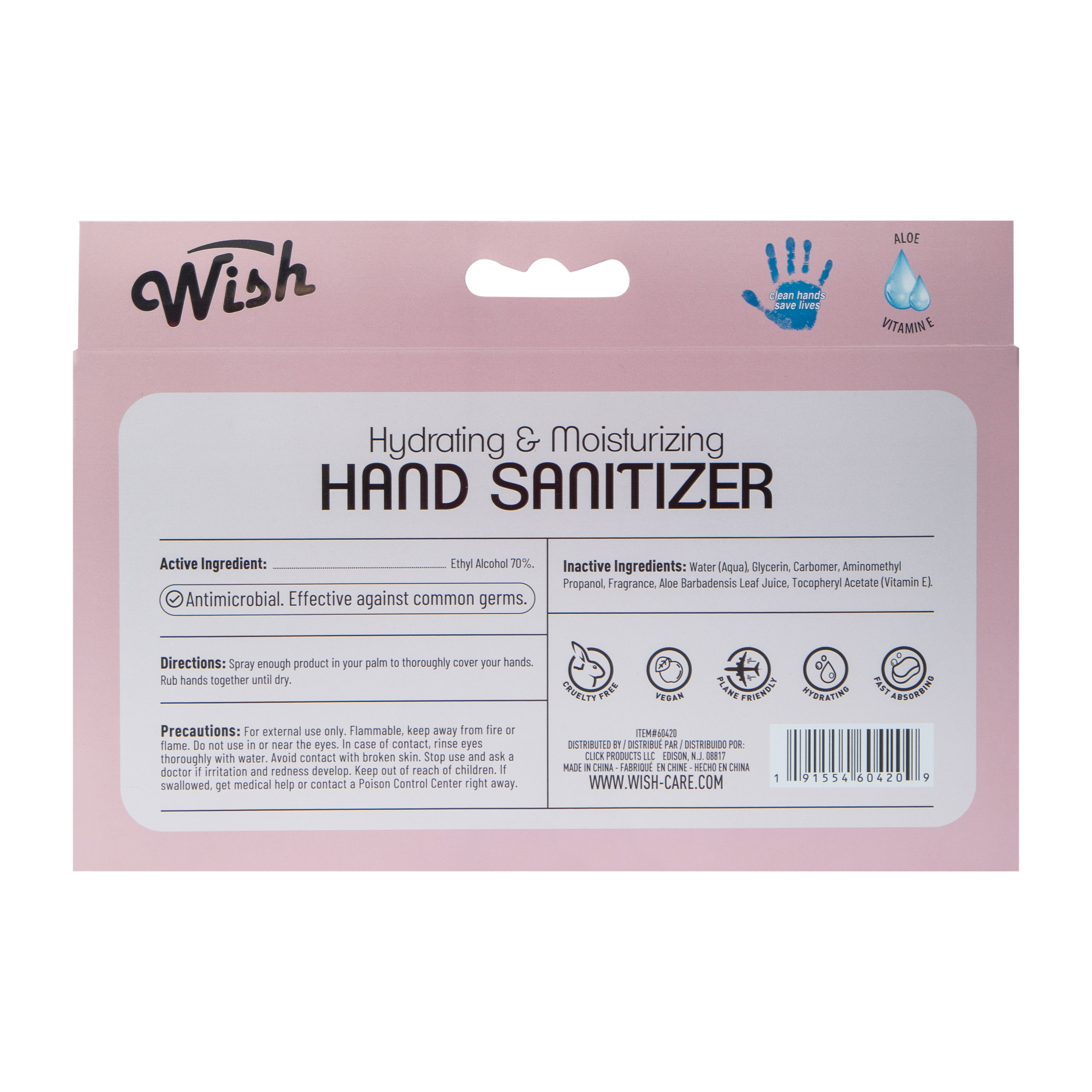 Wish Hand Sanitizer 3-Pack (Styles May Vary)