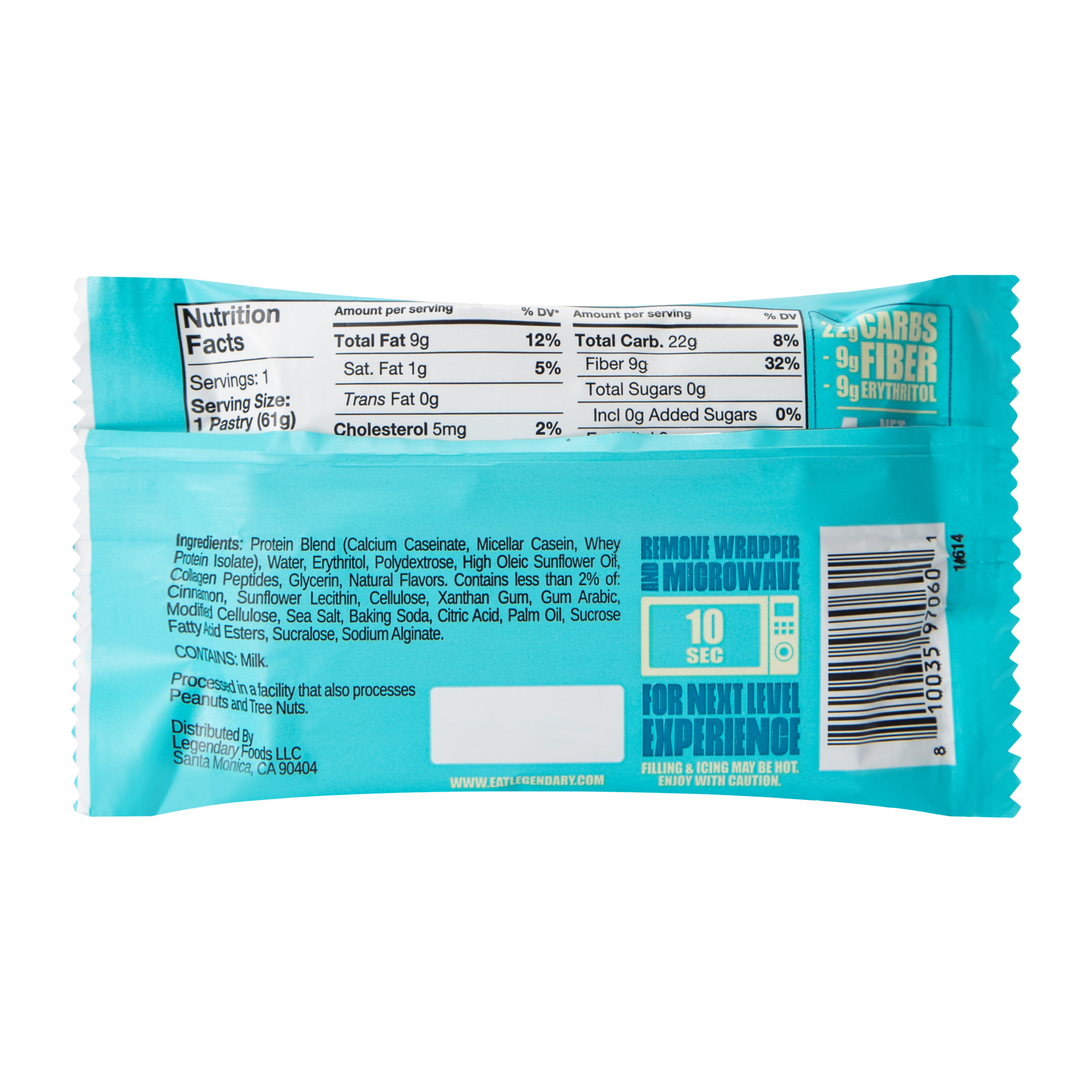 Legendary Foods™ Brown Sugar Cinnamon Flavored Protein Pastry 2.2oz