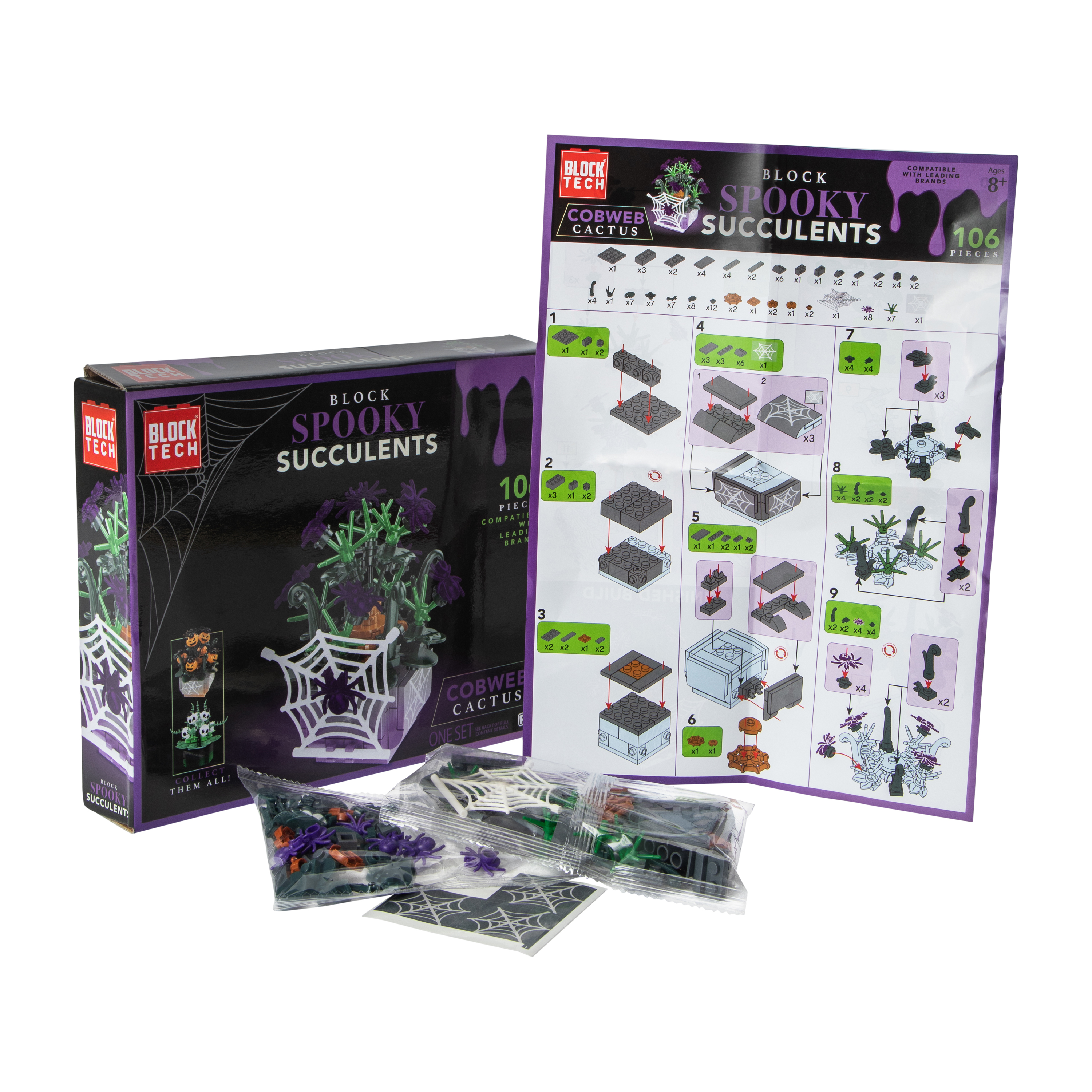 Block Tech® Halloween Spooky Succulents Set