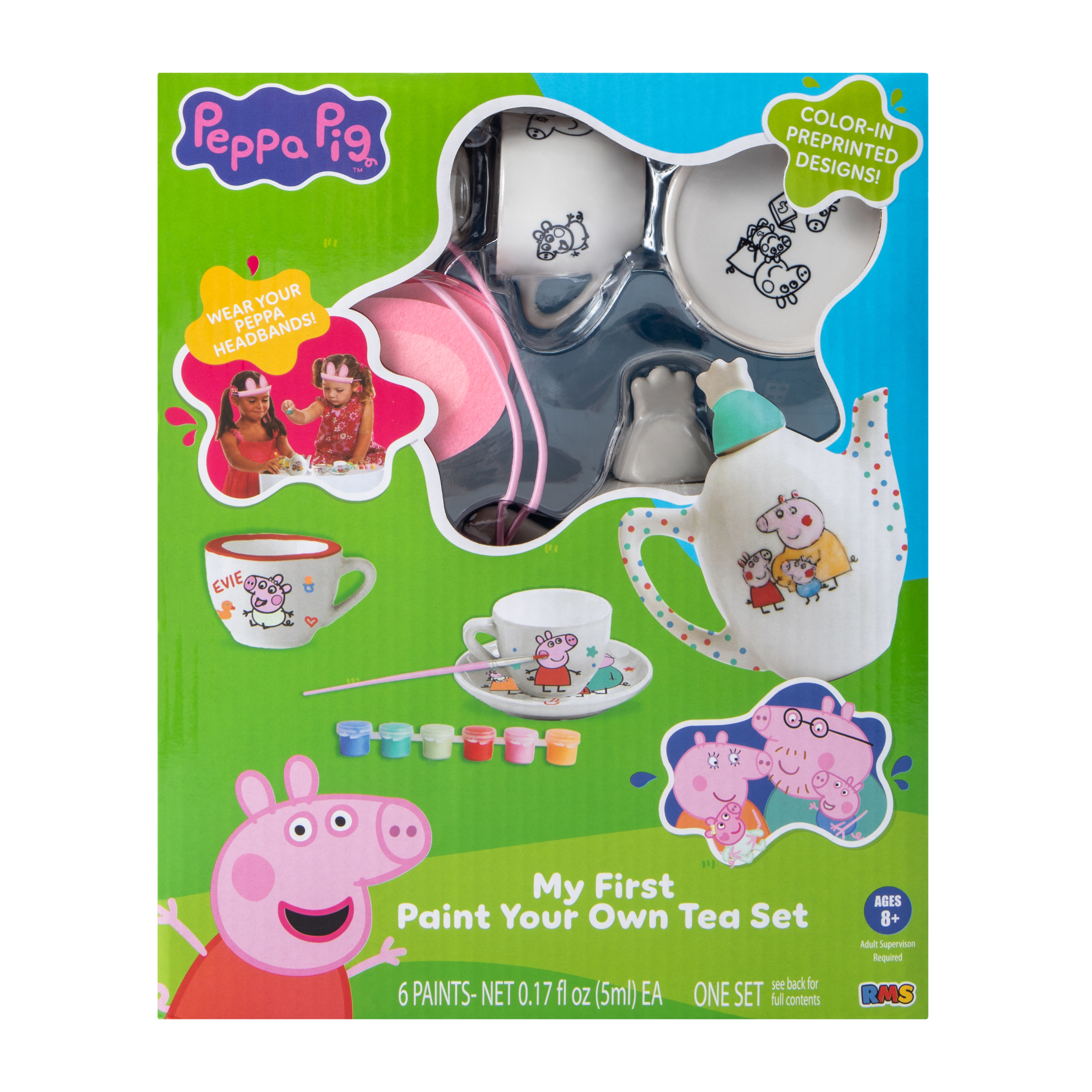 Peppa Pig™ My First Paint Your Own Tea Set