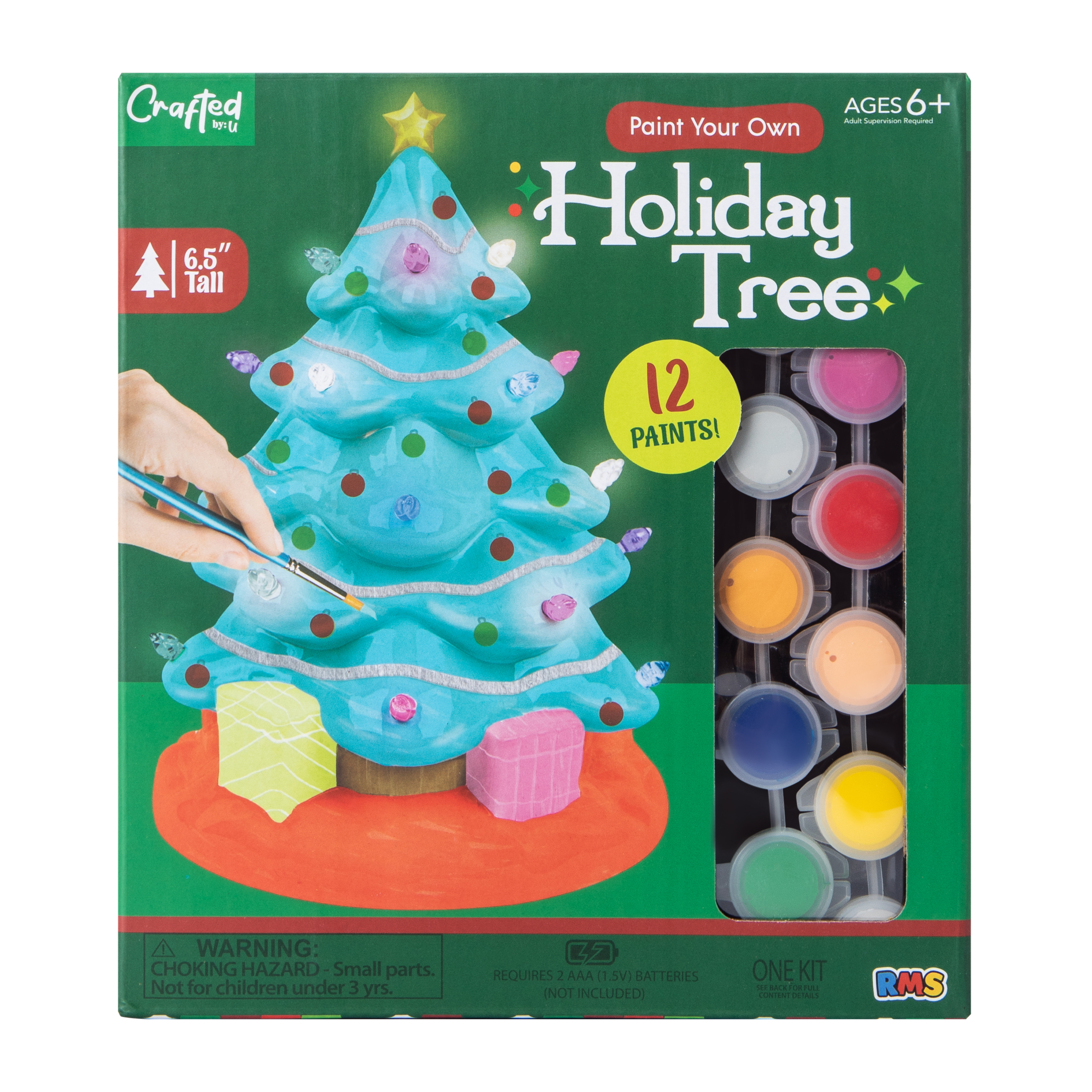 Christmas Paint Your Own Holiday Tree Set