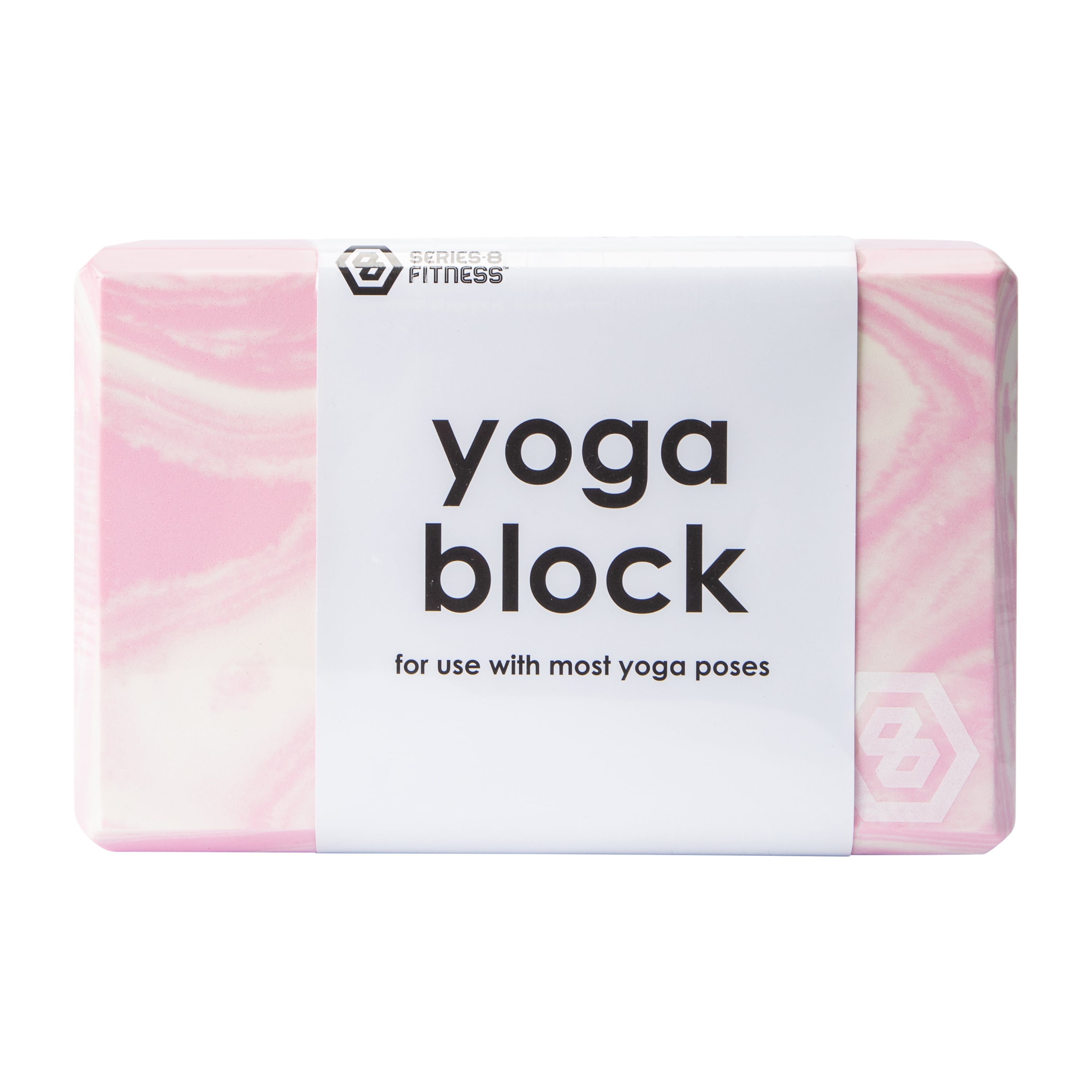 Series-8 Fitness™ Marble Print Yoga Block