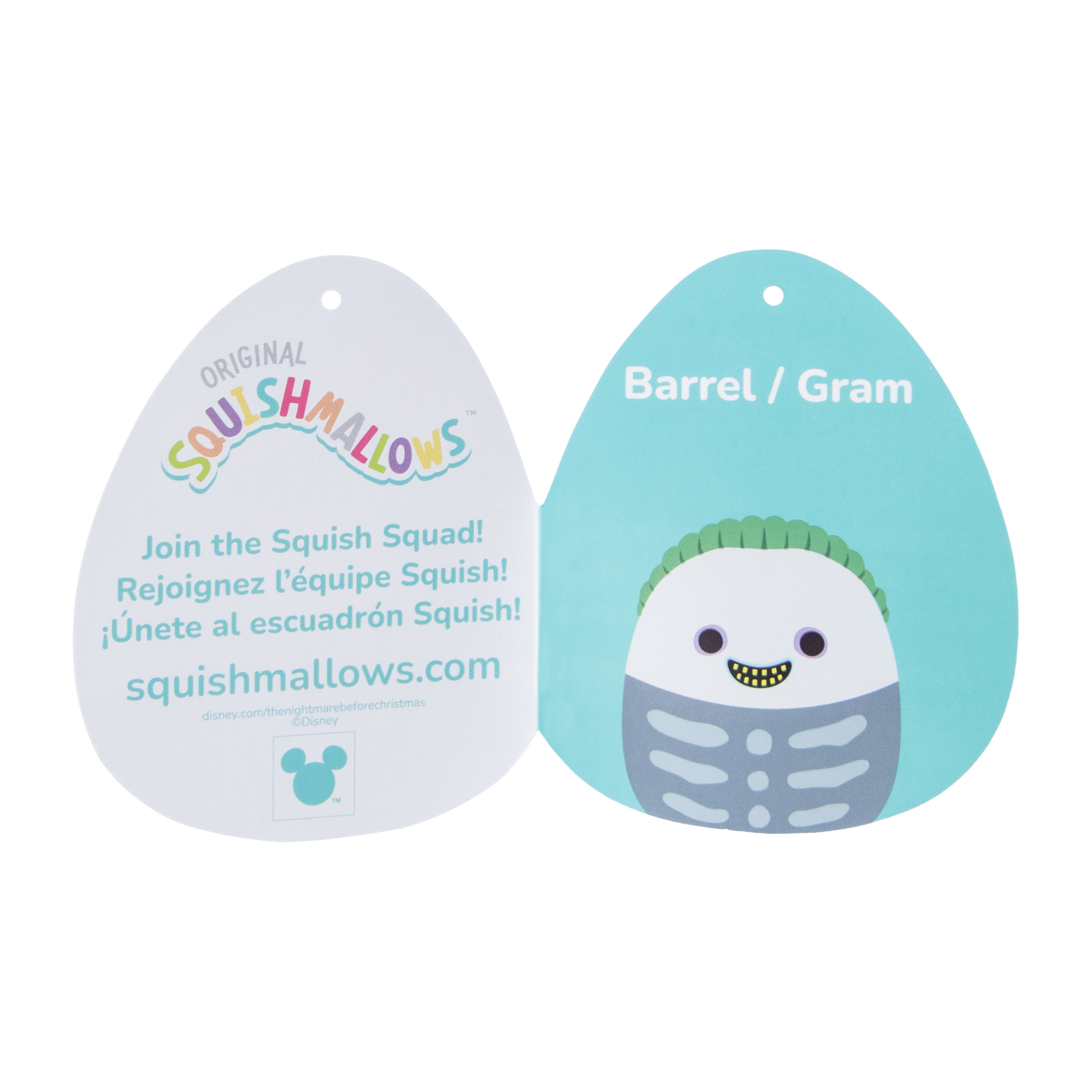 Squishmallows™ Tim Burton's The Nightmare Before Christmas Plush