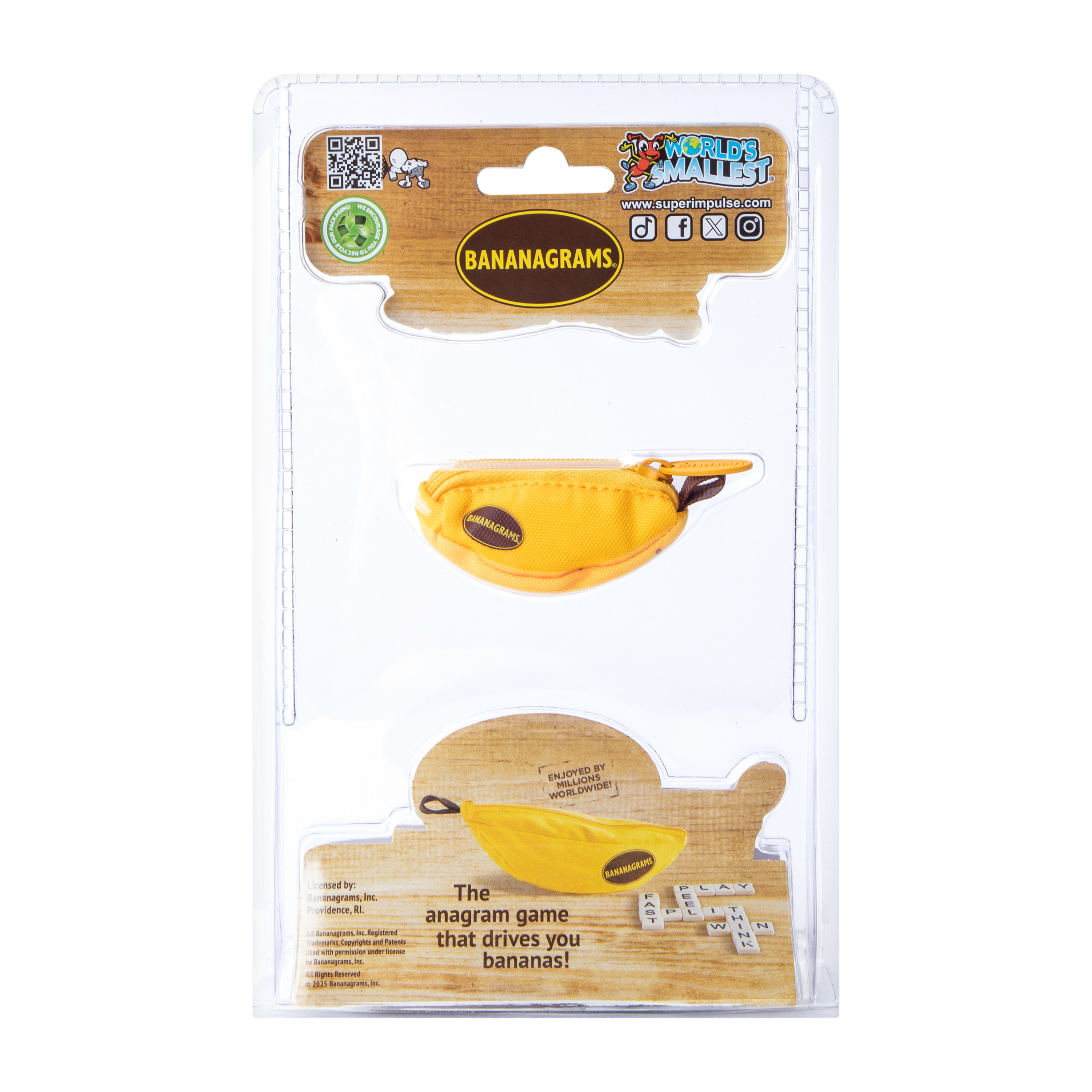 World's Smallest® Bananagrams® Toy