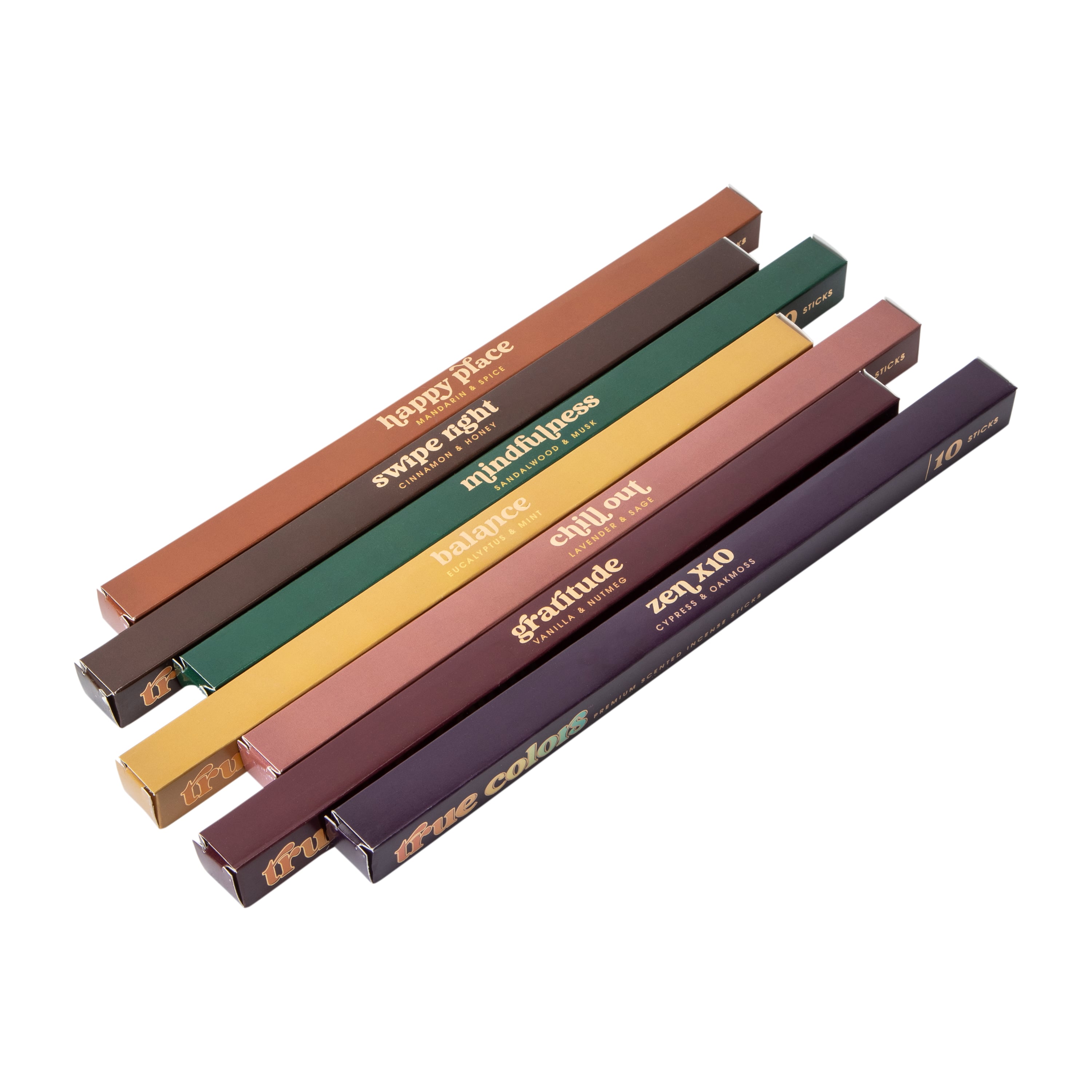 True Colors™ Premium Scented Incense Sticks 70-Count
