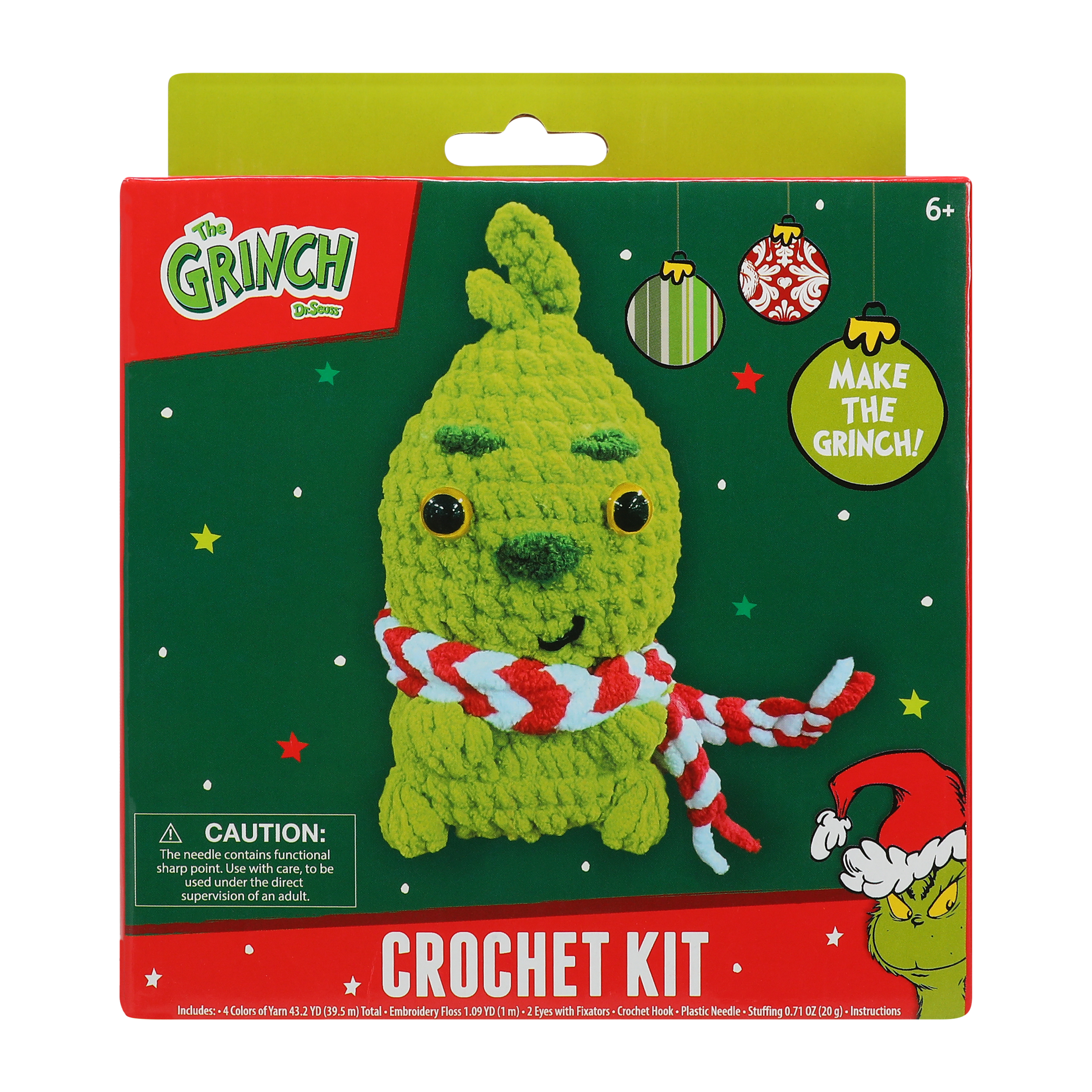 The Grinch By Dr. Seuss™ Crochet Kit Set