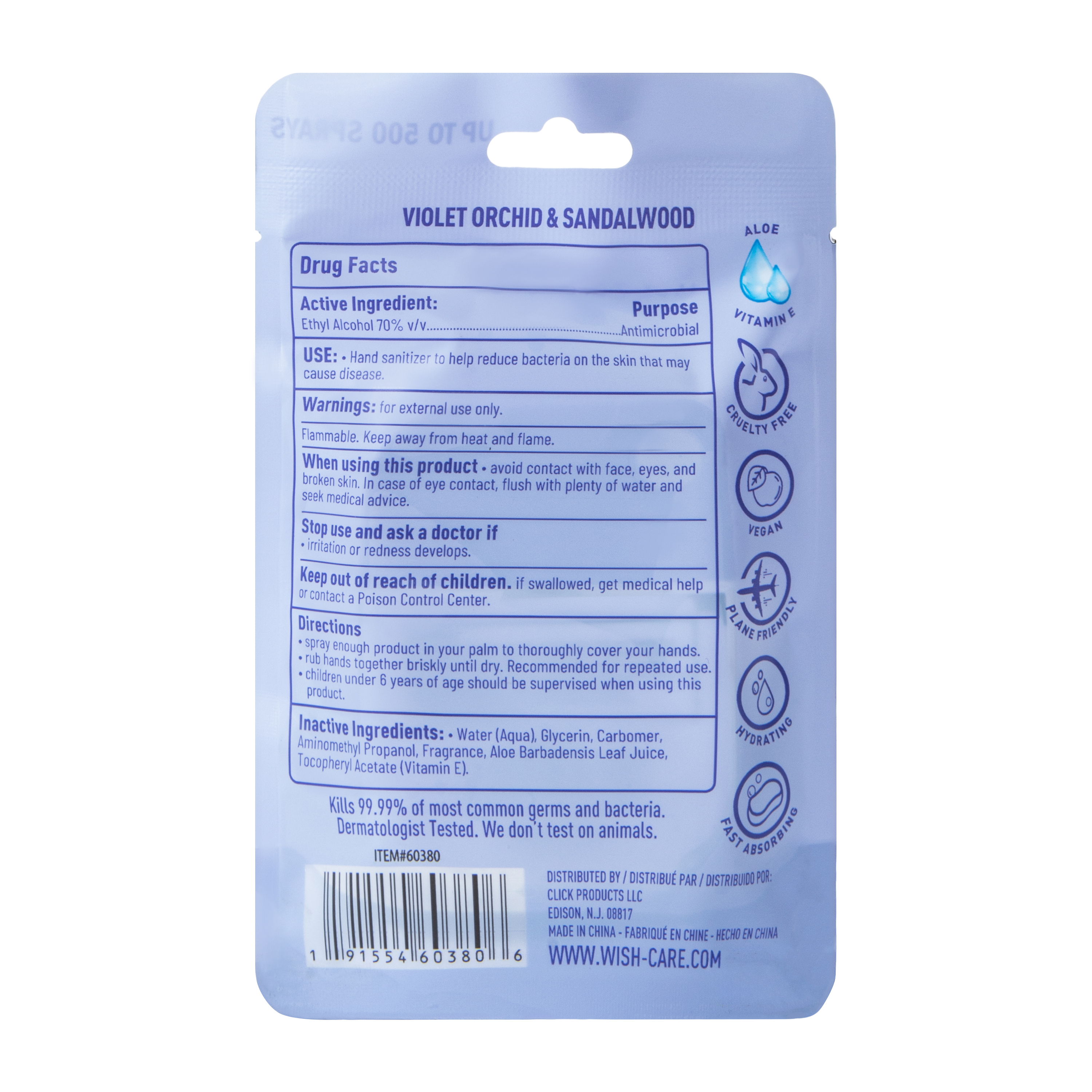 Wish Hand Sanitizer (Styles May Vary)