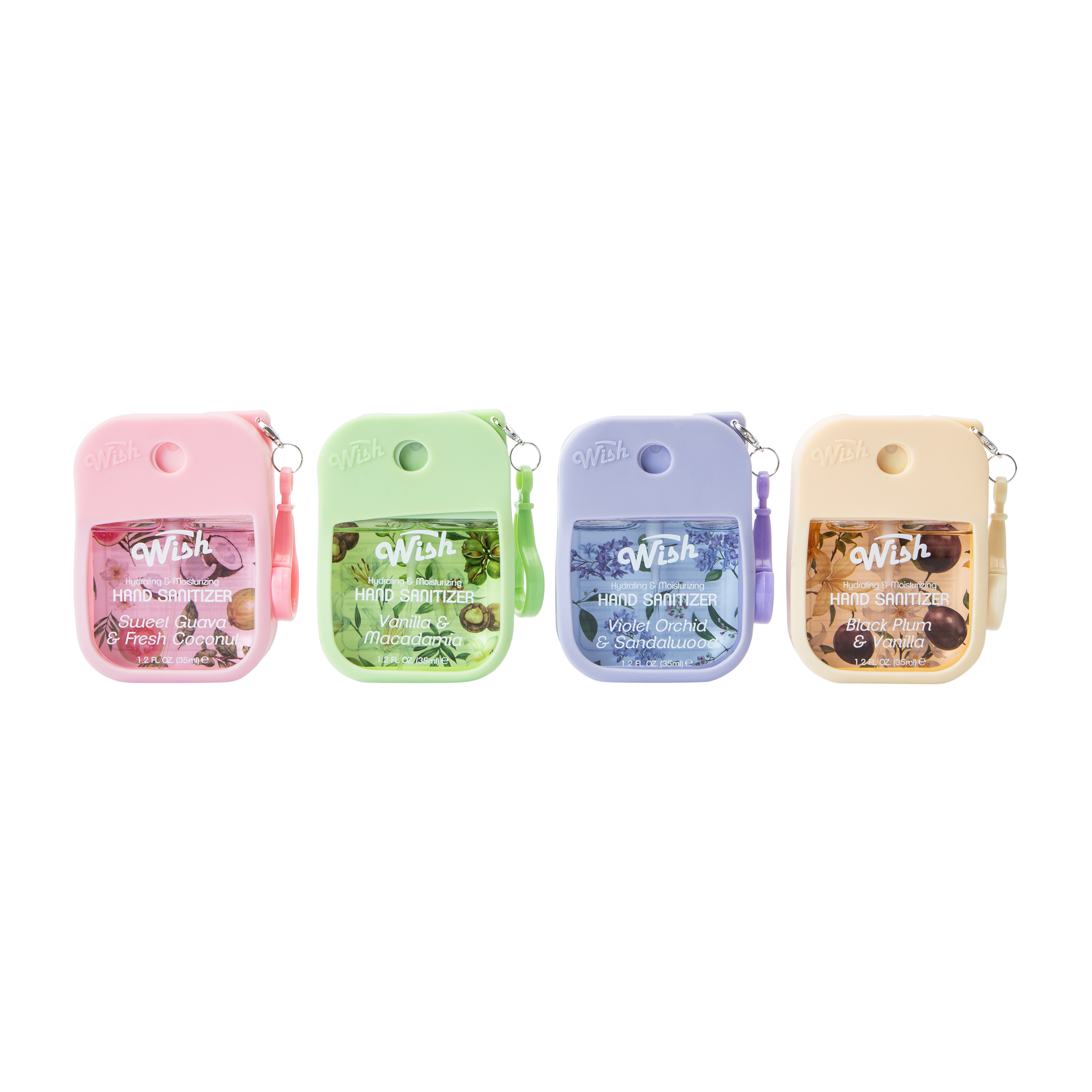 Wish Hand Sanitizer With Silicone Case 1.2oz (Styles May Vary)