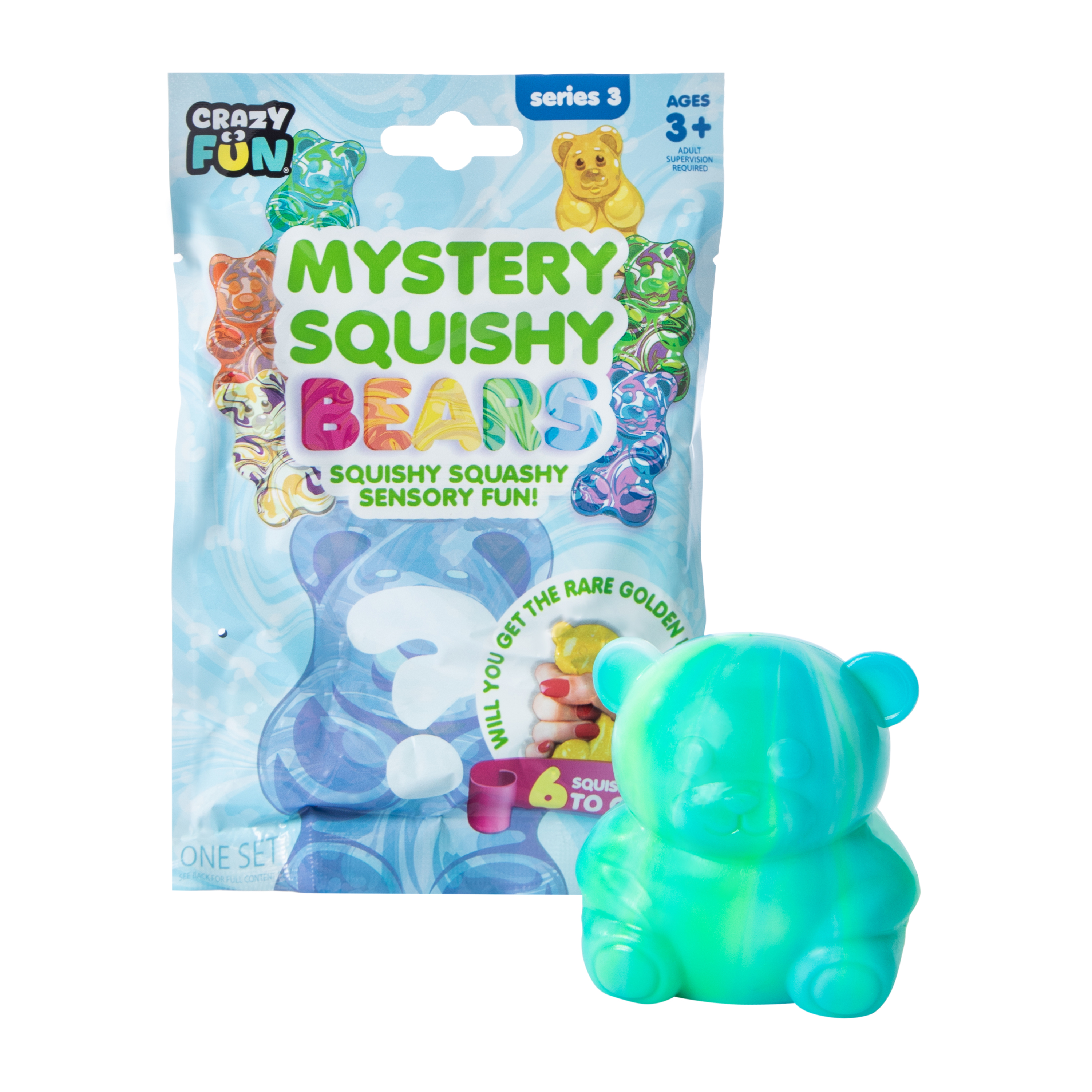 Mystery Series-3 Squishy Bears Toy
