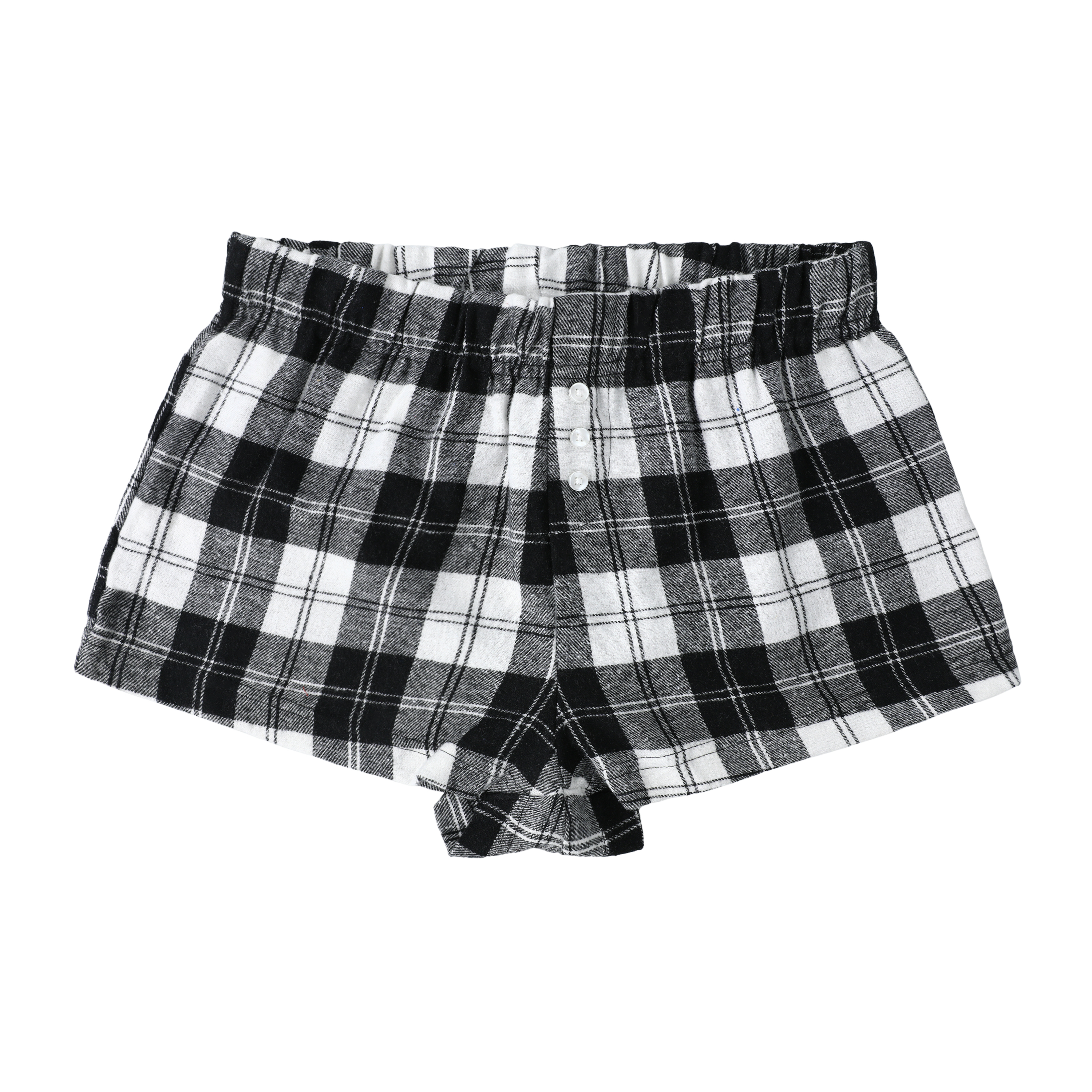 Juniors Flannel Shorts