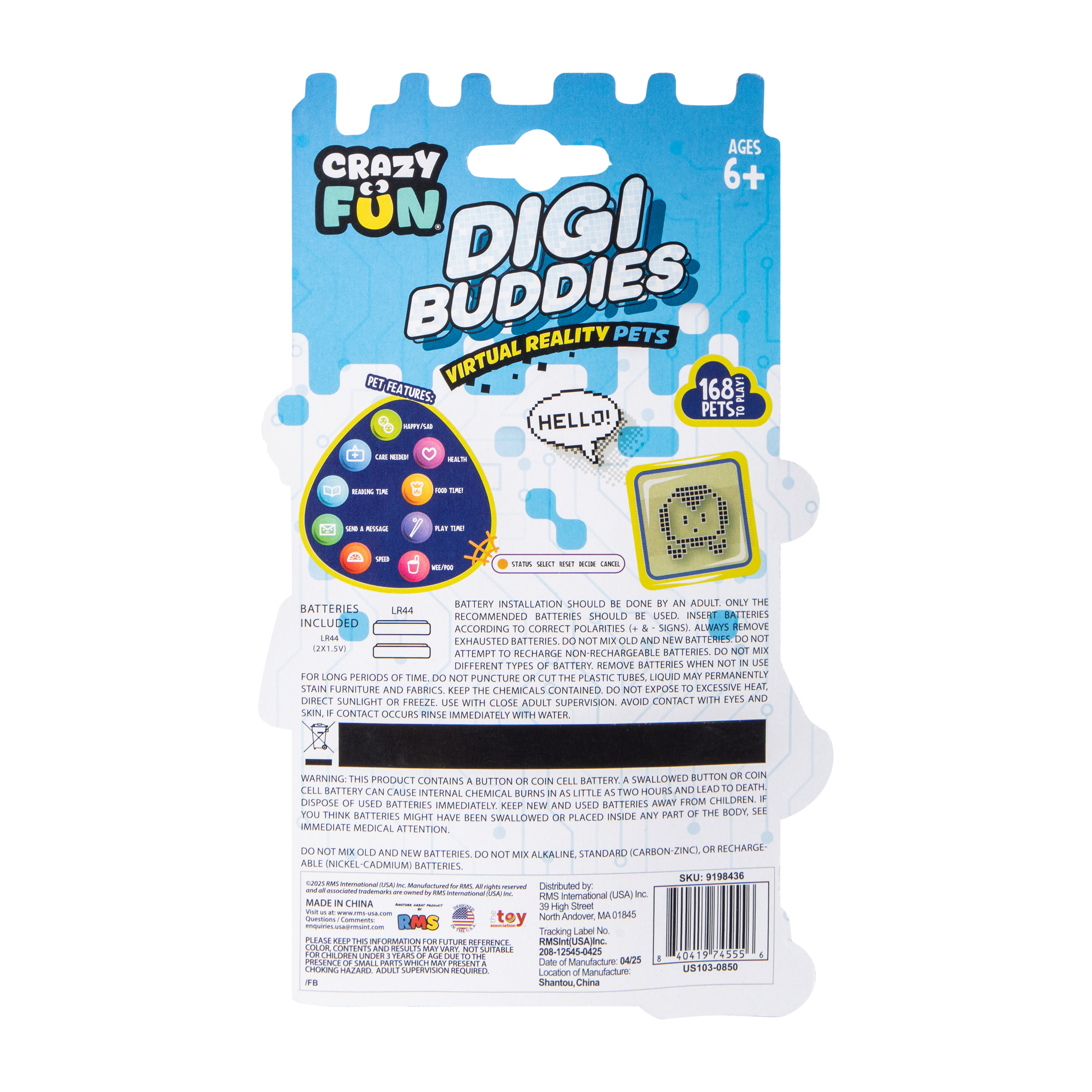 Crazy Fun® Digi Buddies Virtual Reality Pets