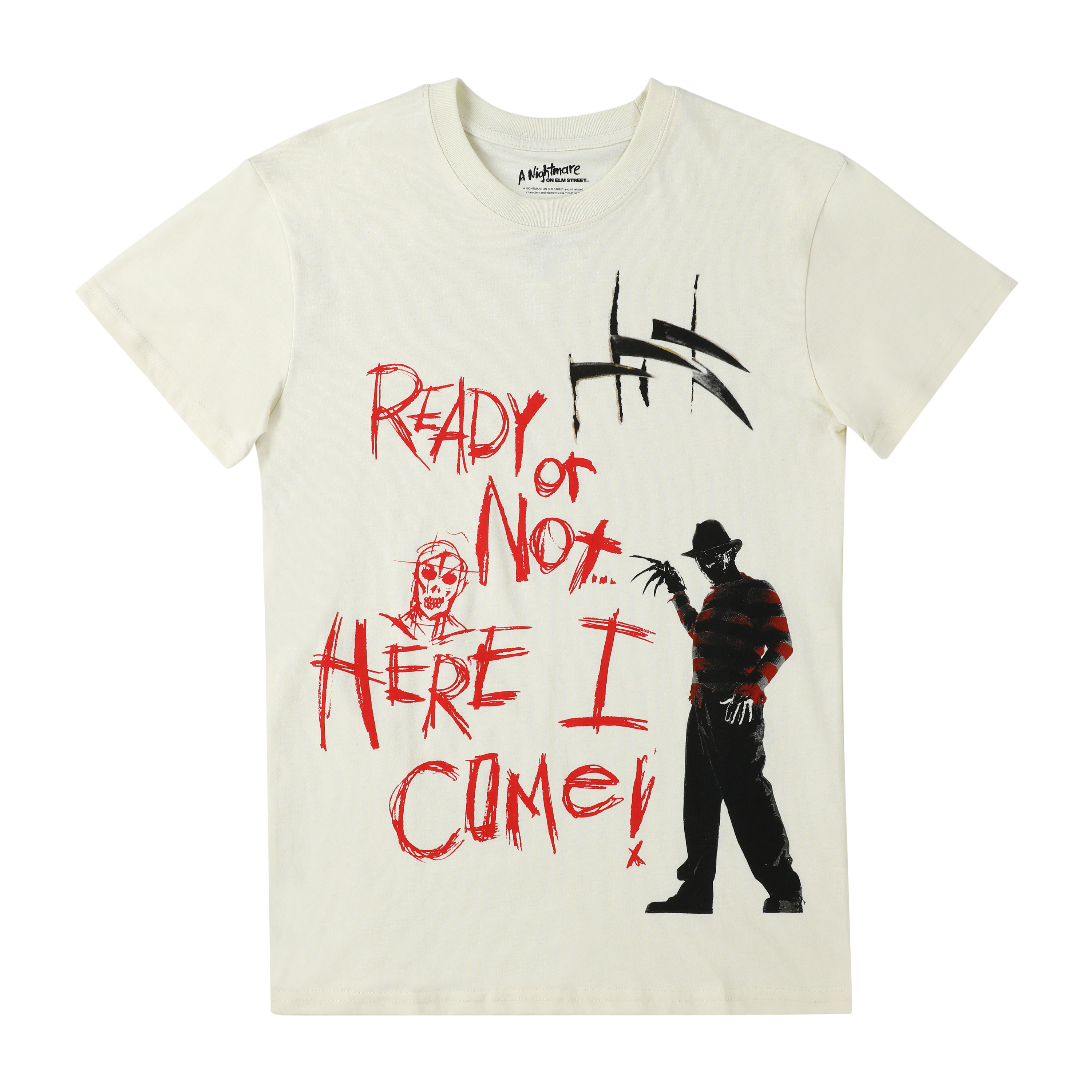 A Nightmare On Elm Street™ Freddy Kruger Ready Or Not Graphic Tee