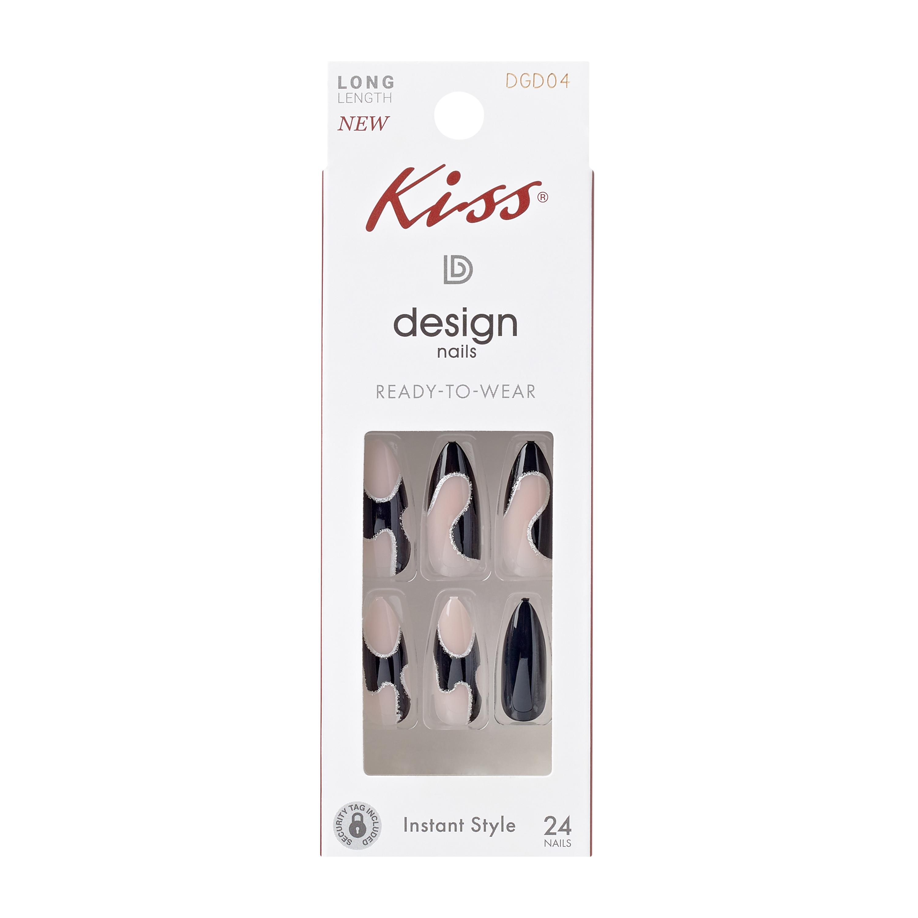 Kiss® Design Nails Long Length 24-Pack