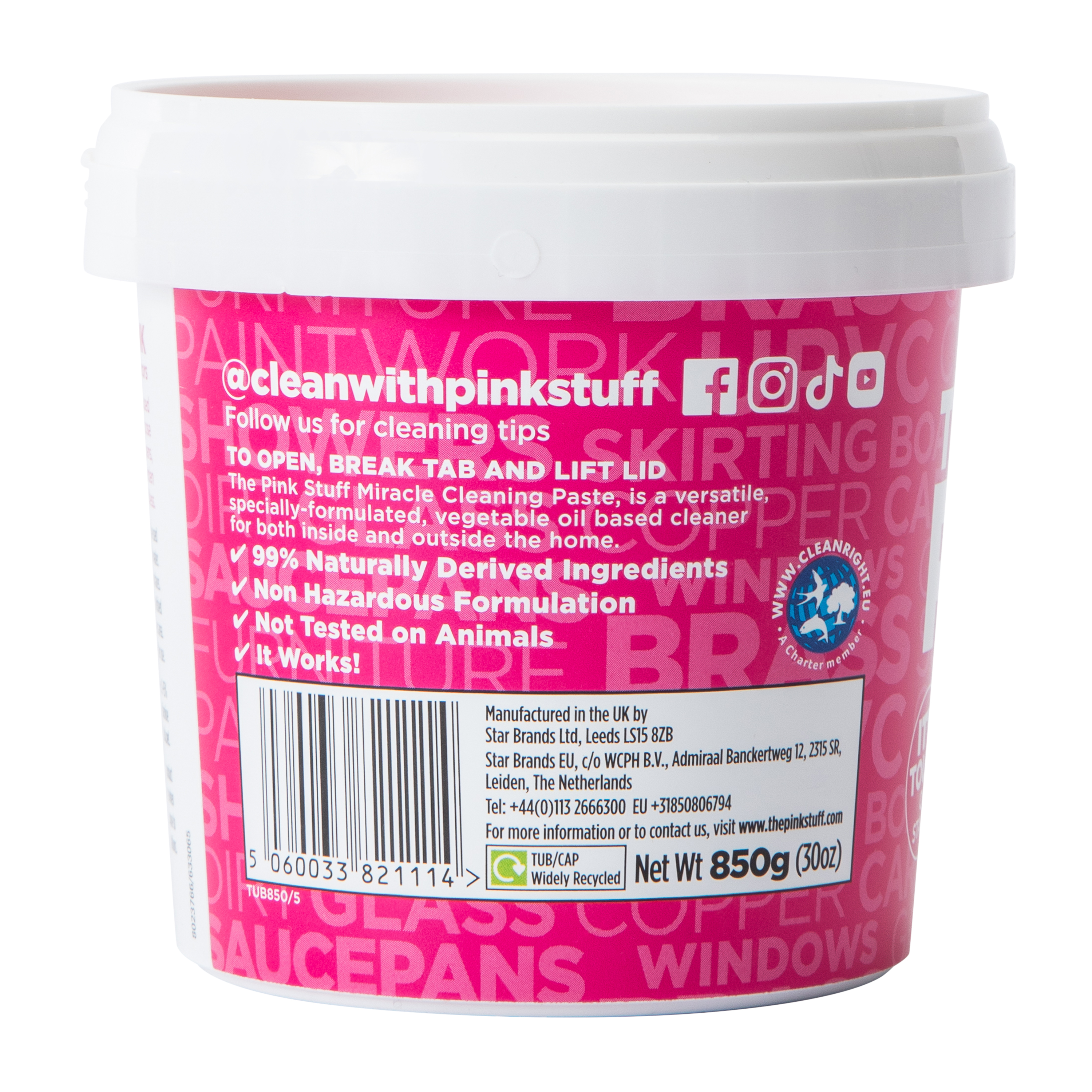 The Pink Stuff - Miracle Cleaning Paste 30oz