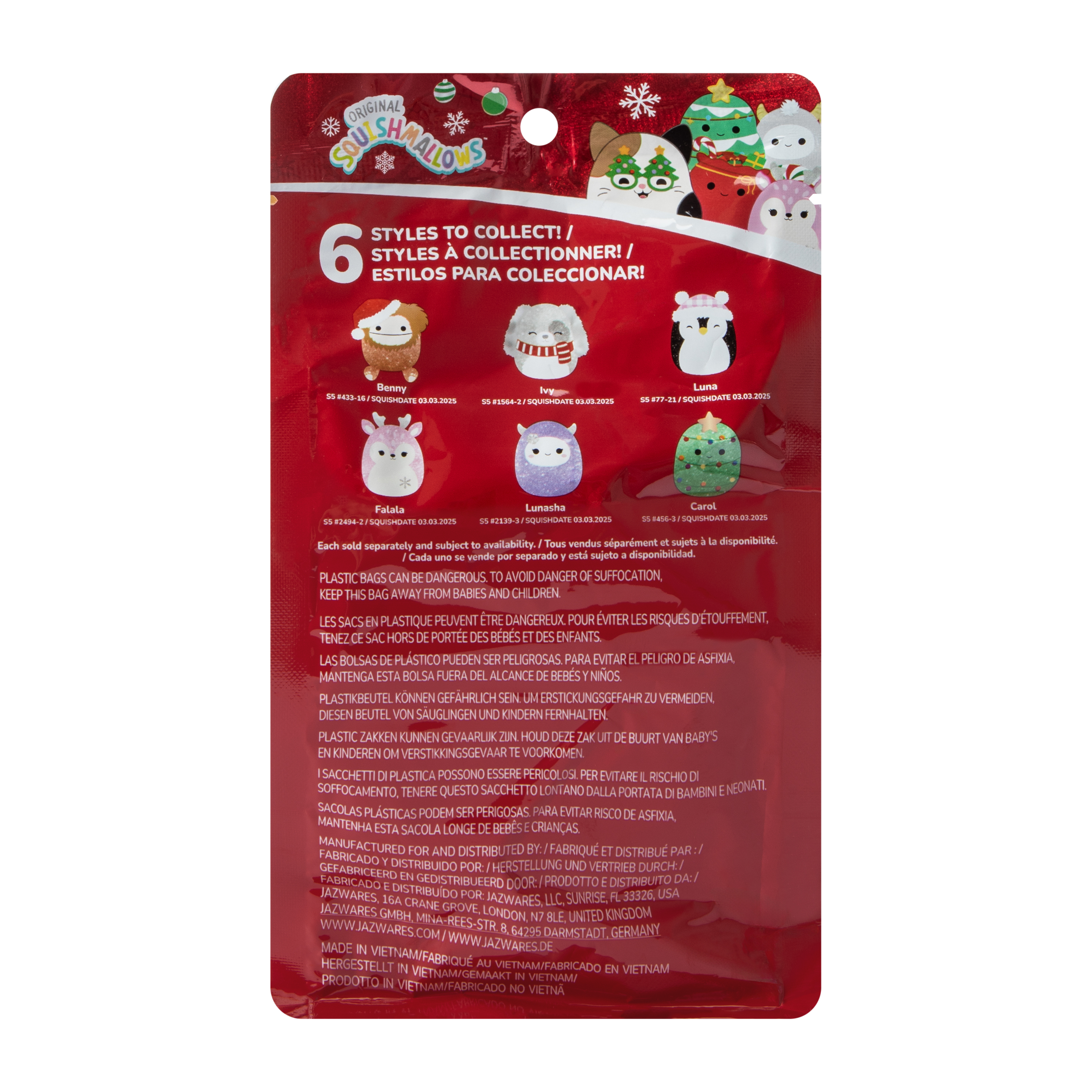 Squishmallows™ Christmas Mystery Squad