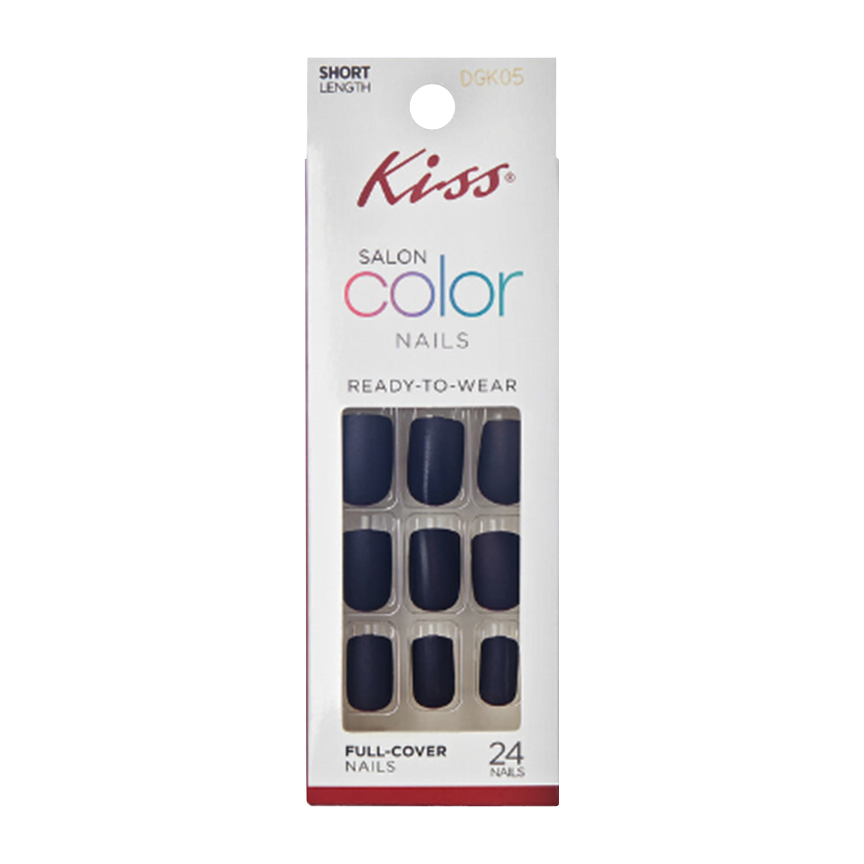 Kiss® Salon Color Nails Short Length 24-Pack