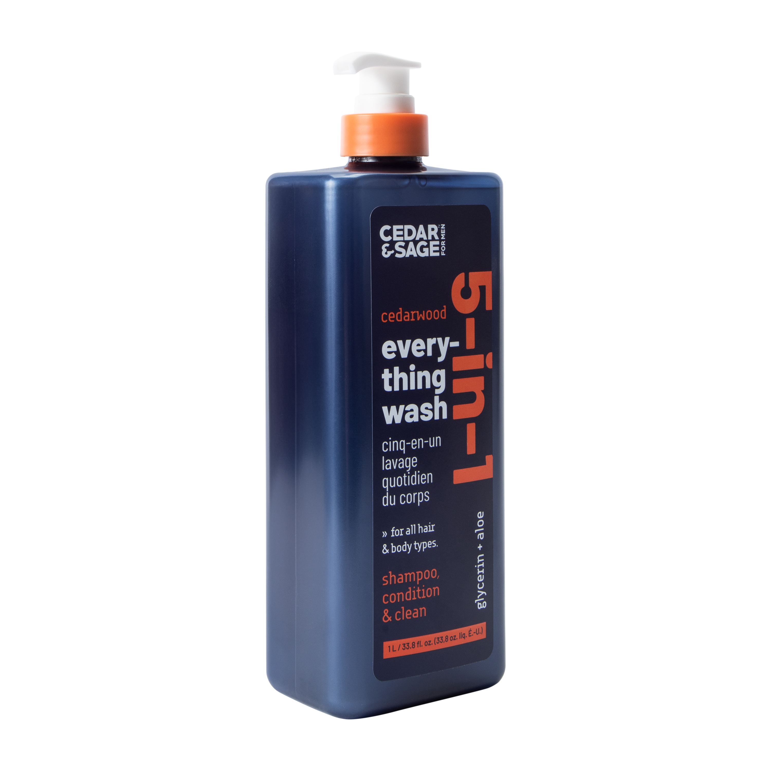 Cedar & Sage™  5-In-1 Everything Wash For Men 33.8oz